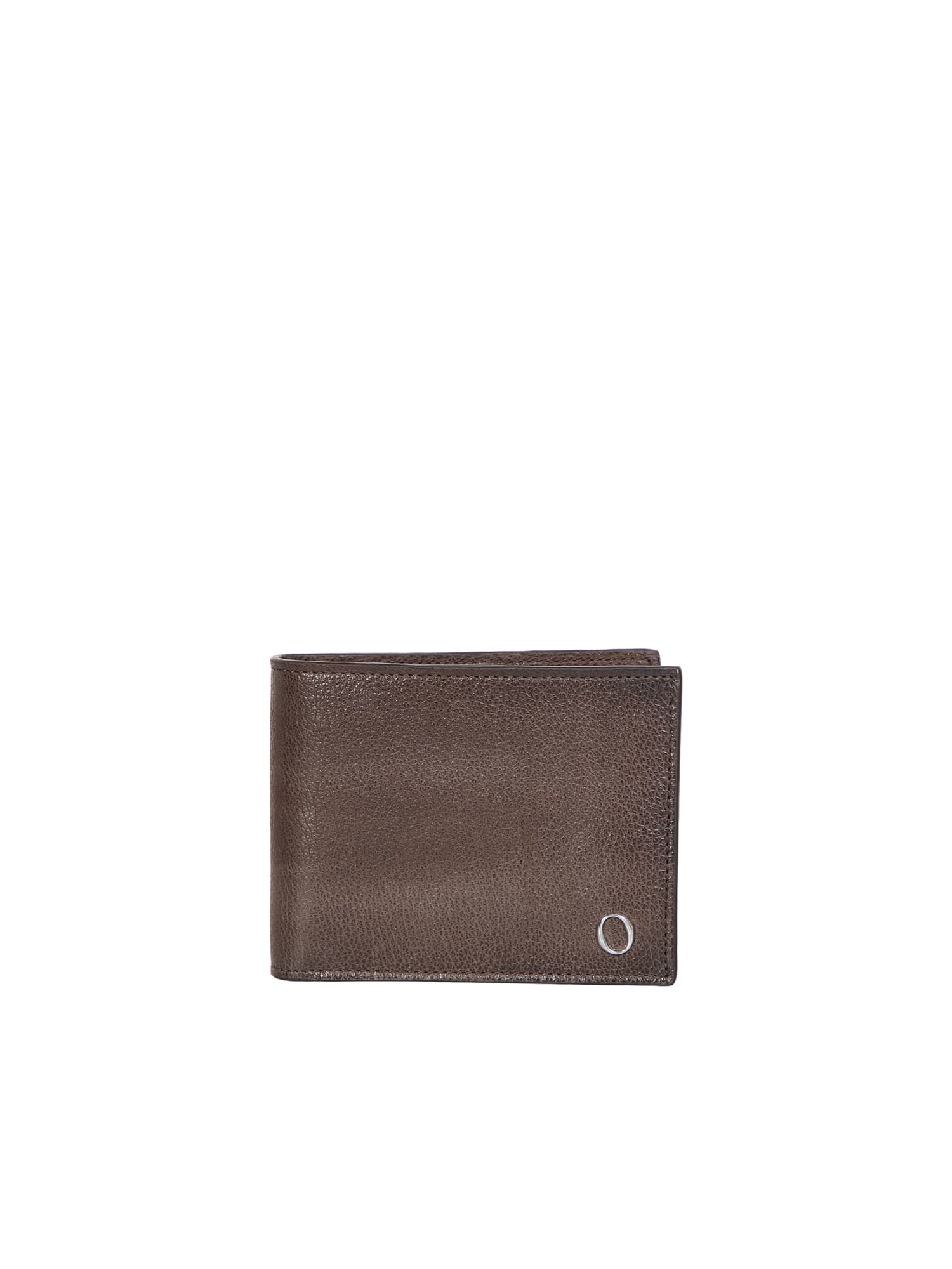Orciani Dark Brown Bi-fold Wallet