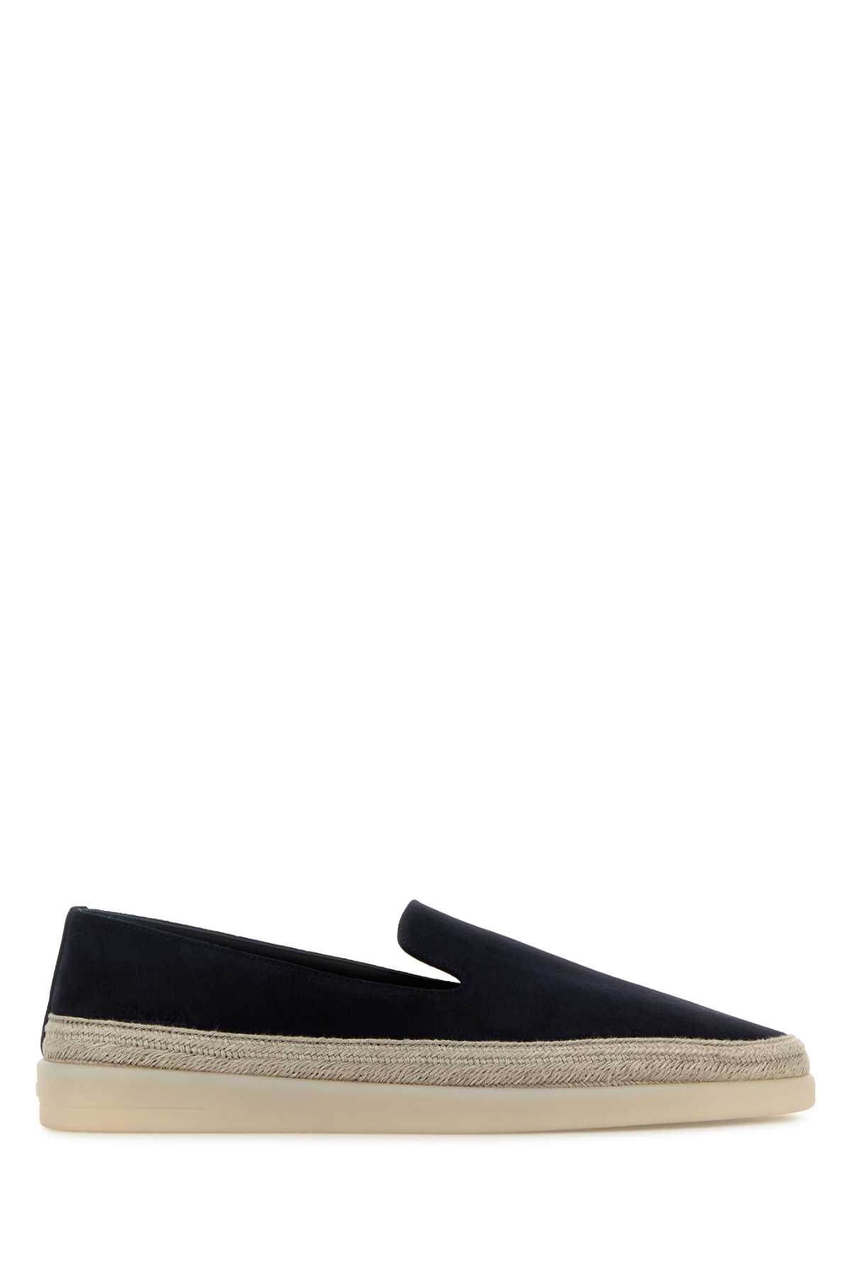 Blue Suede Loafers