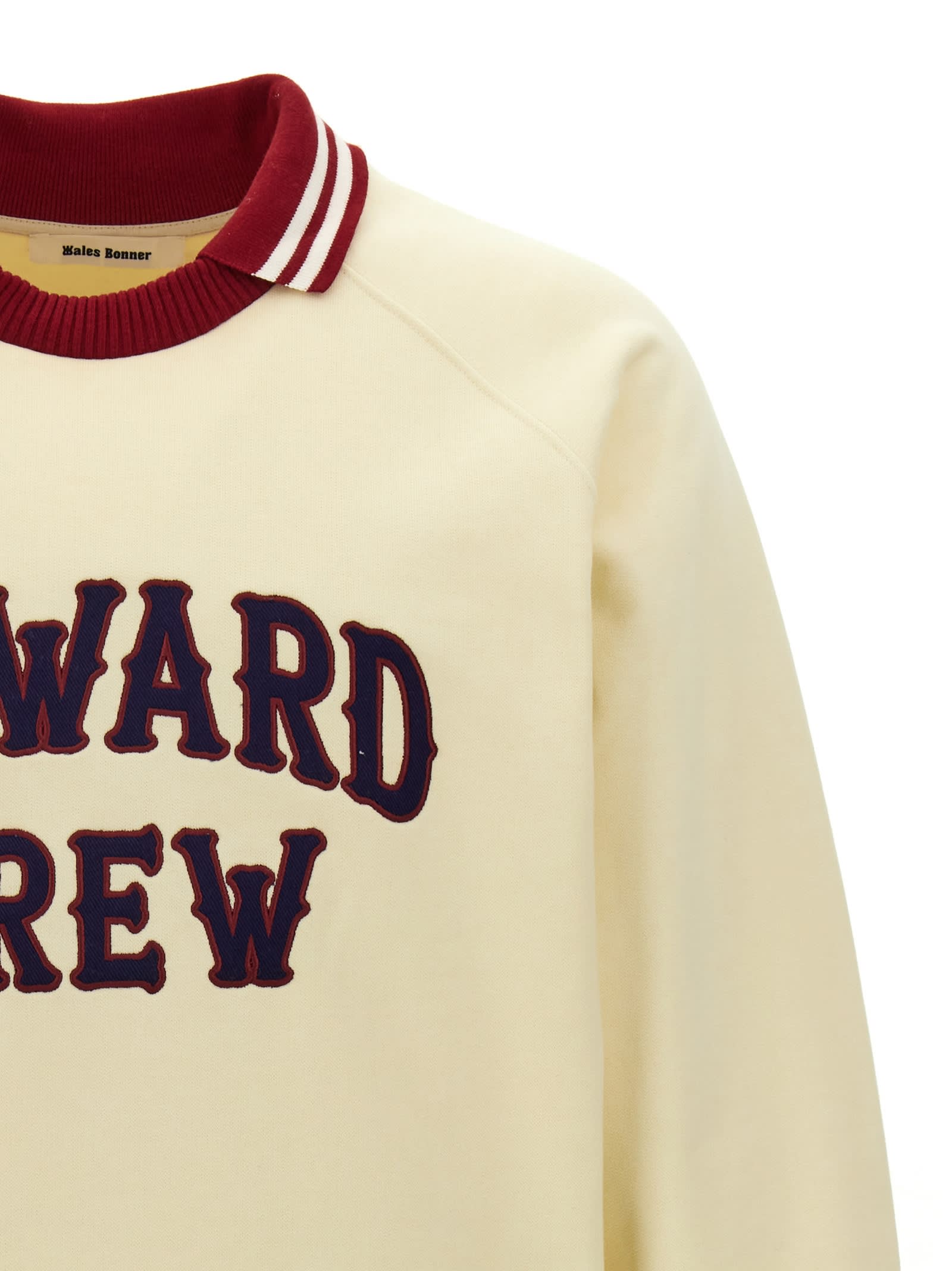 Shop Wales Bonner Howard Crew Sweatshirt In Multicolor