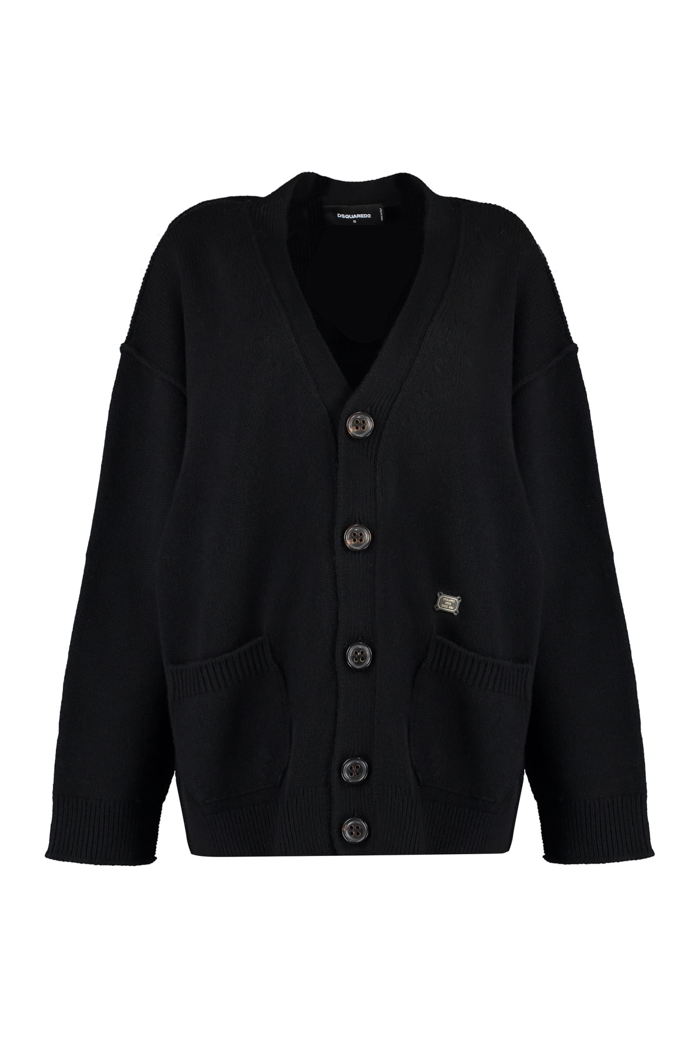 DSQUARED2 WOOL AND CASHMERE CARDIGAN