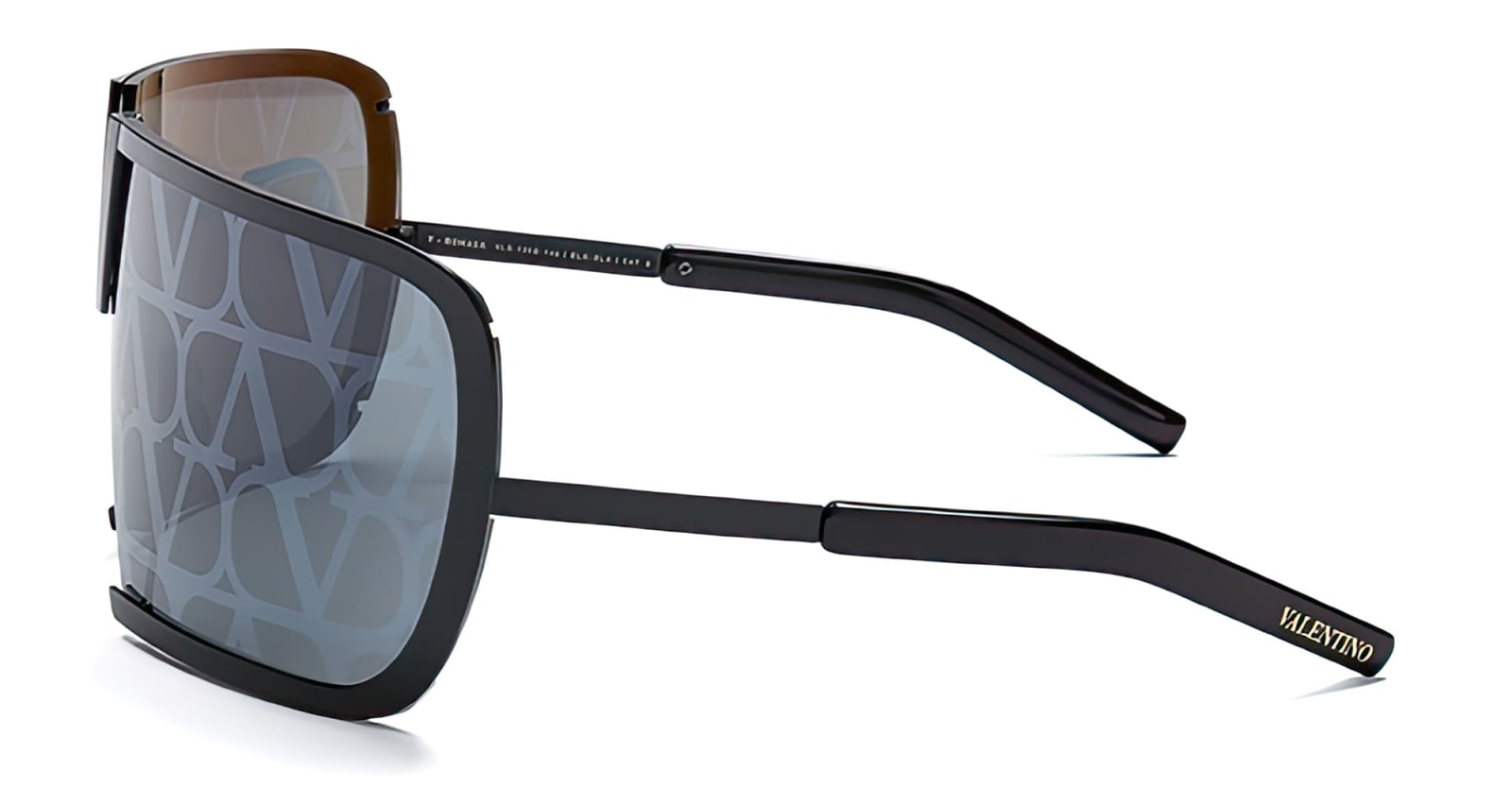 Shop Valentino V-romask - Black Iron Glasses
