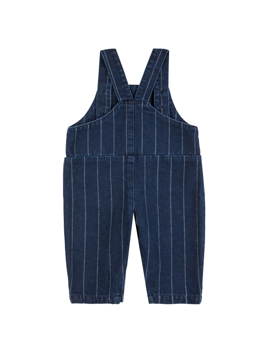 Bobo Choses Choo Choo Suspender Pants In Blue