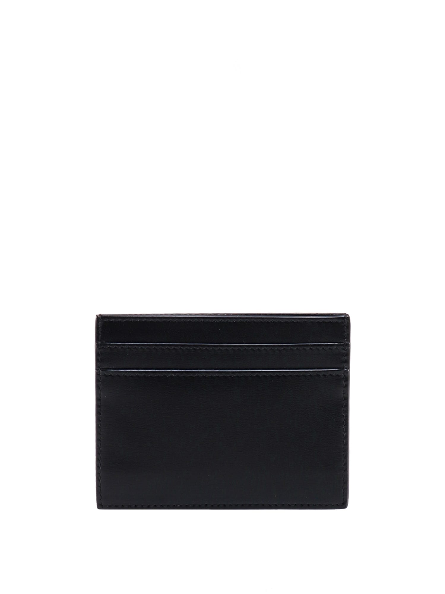 Shop Saint Laurent Card Holder In Black