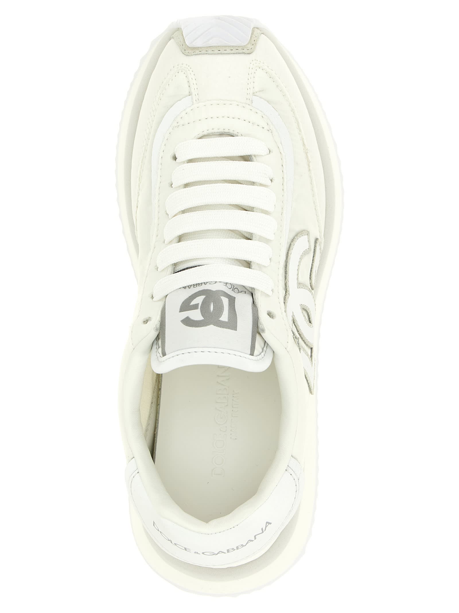 Dolce & Gabbana Dg Cushion Sneakers In Gray