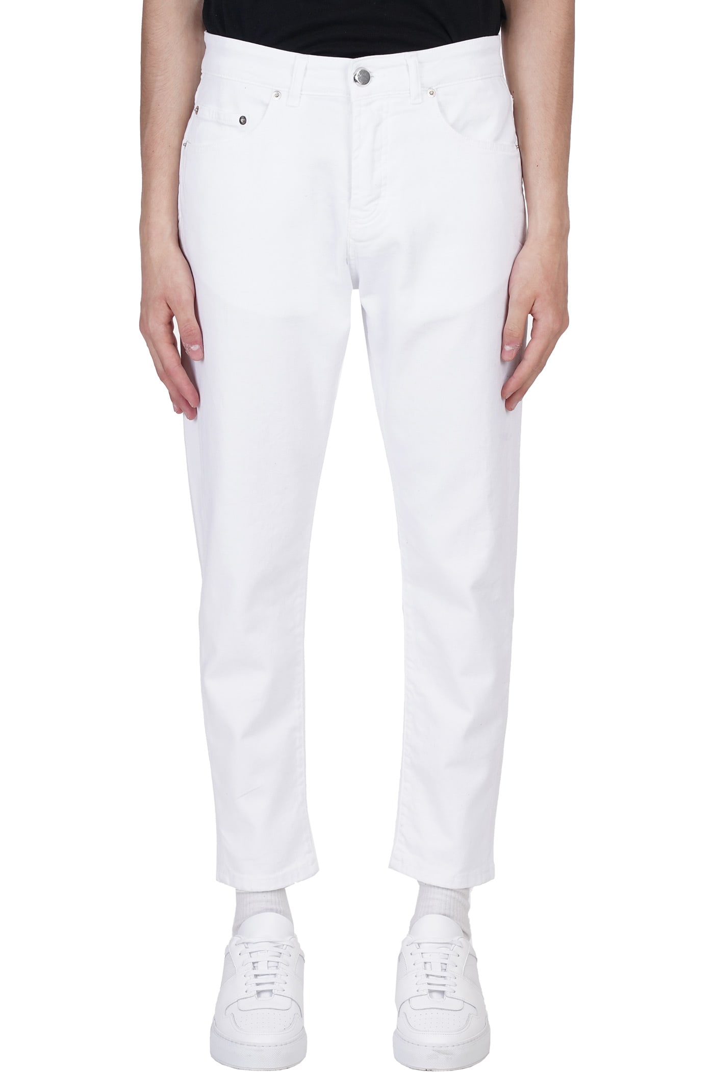 Low Brand Jeans In White Denim