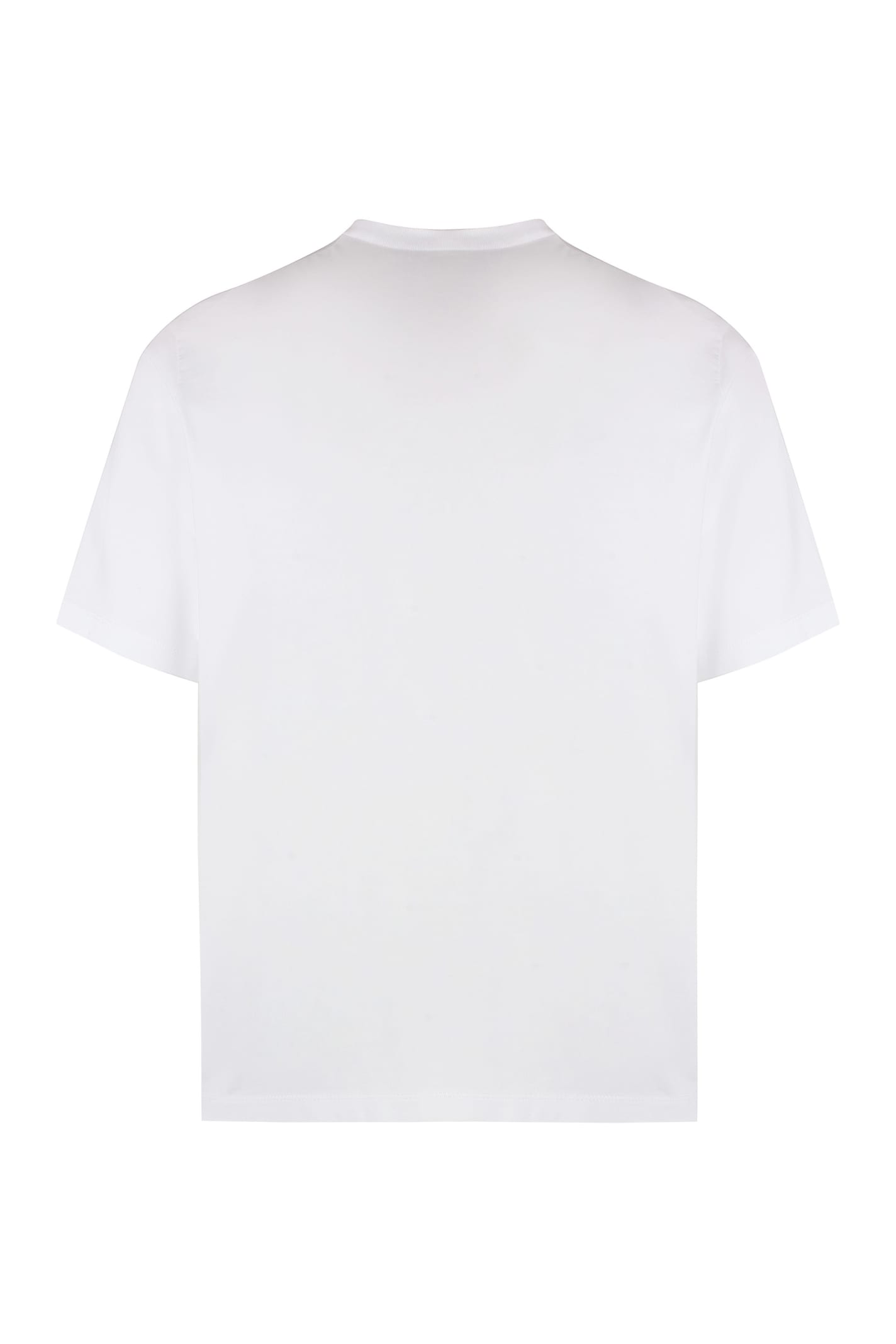 Shop Dsquared2 Cotton Crew-neck T-shirt In White