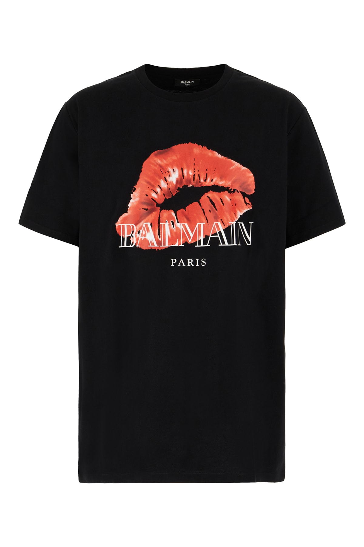 Balmain Short-sleeved T-shirt In Noir