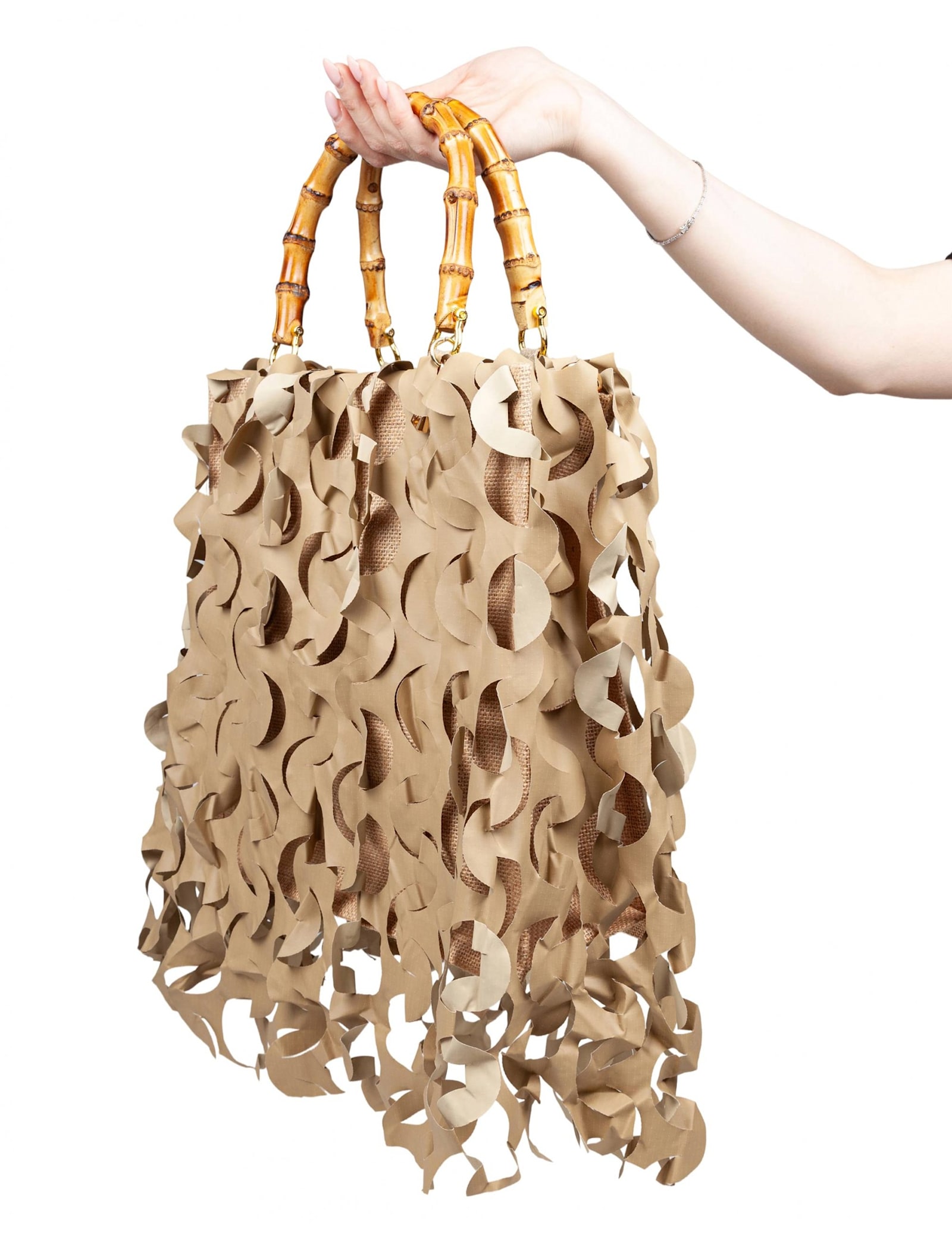 Lamilanesa Tote Bag Oceano Medium Ecru