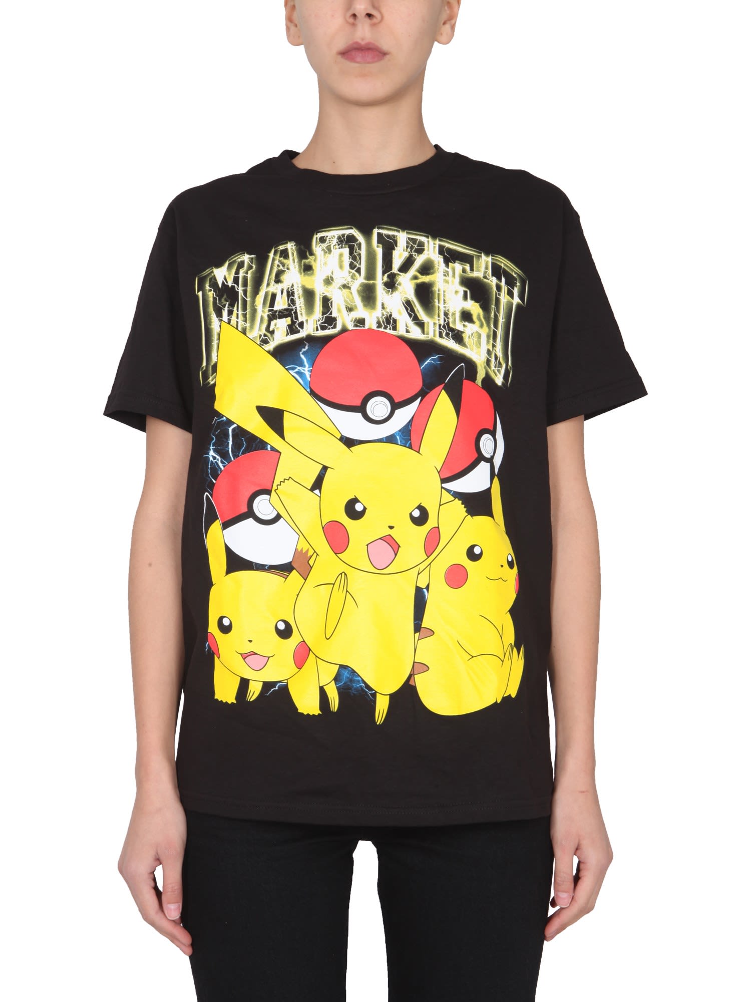 Market Pokemon Pikachu T-shirt