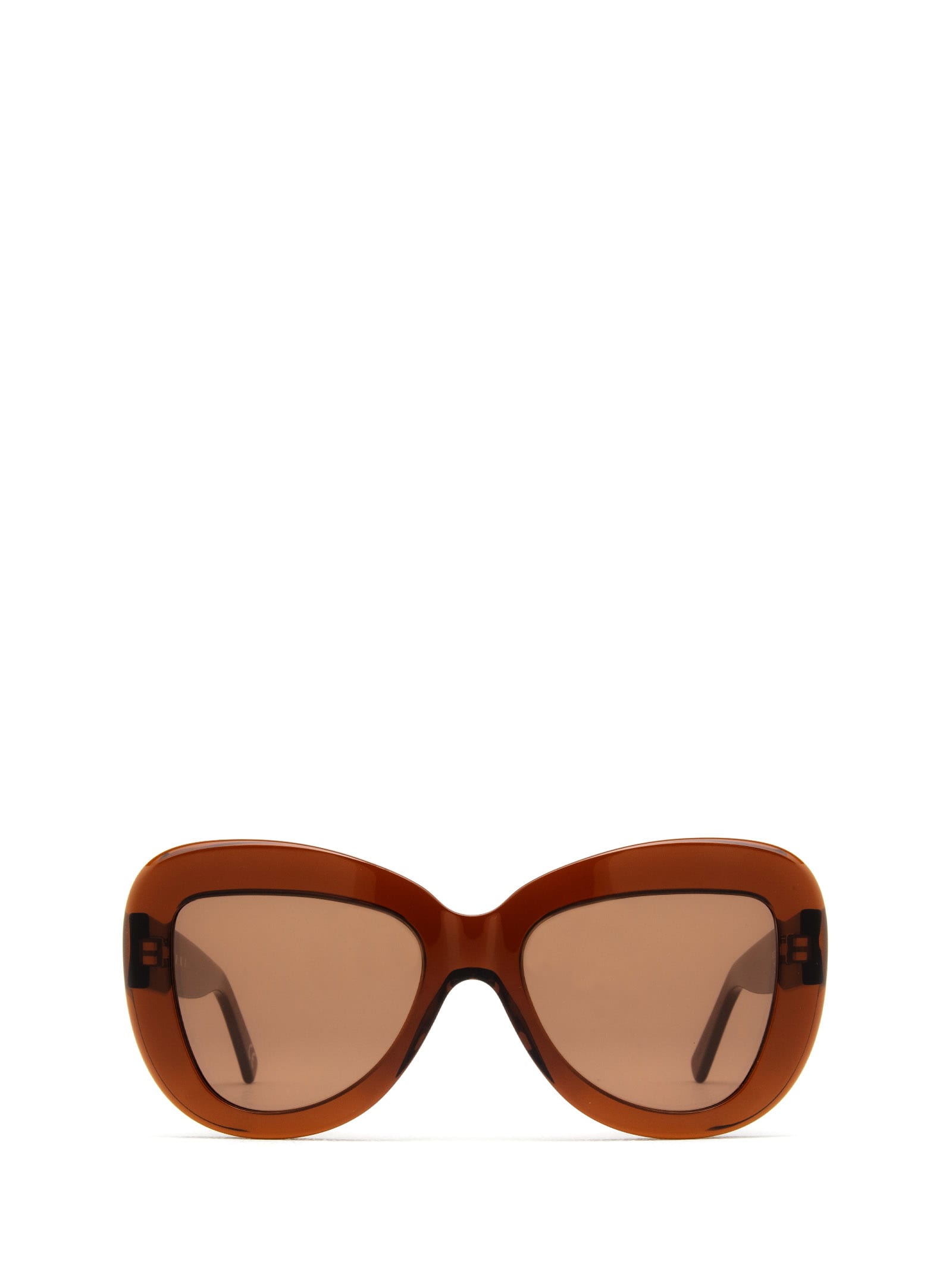 Marni Eyewear Elephant Island Crystal Bordeaux Sunglasses