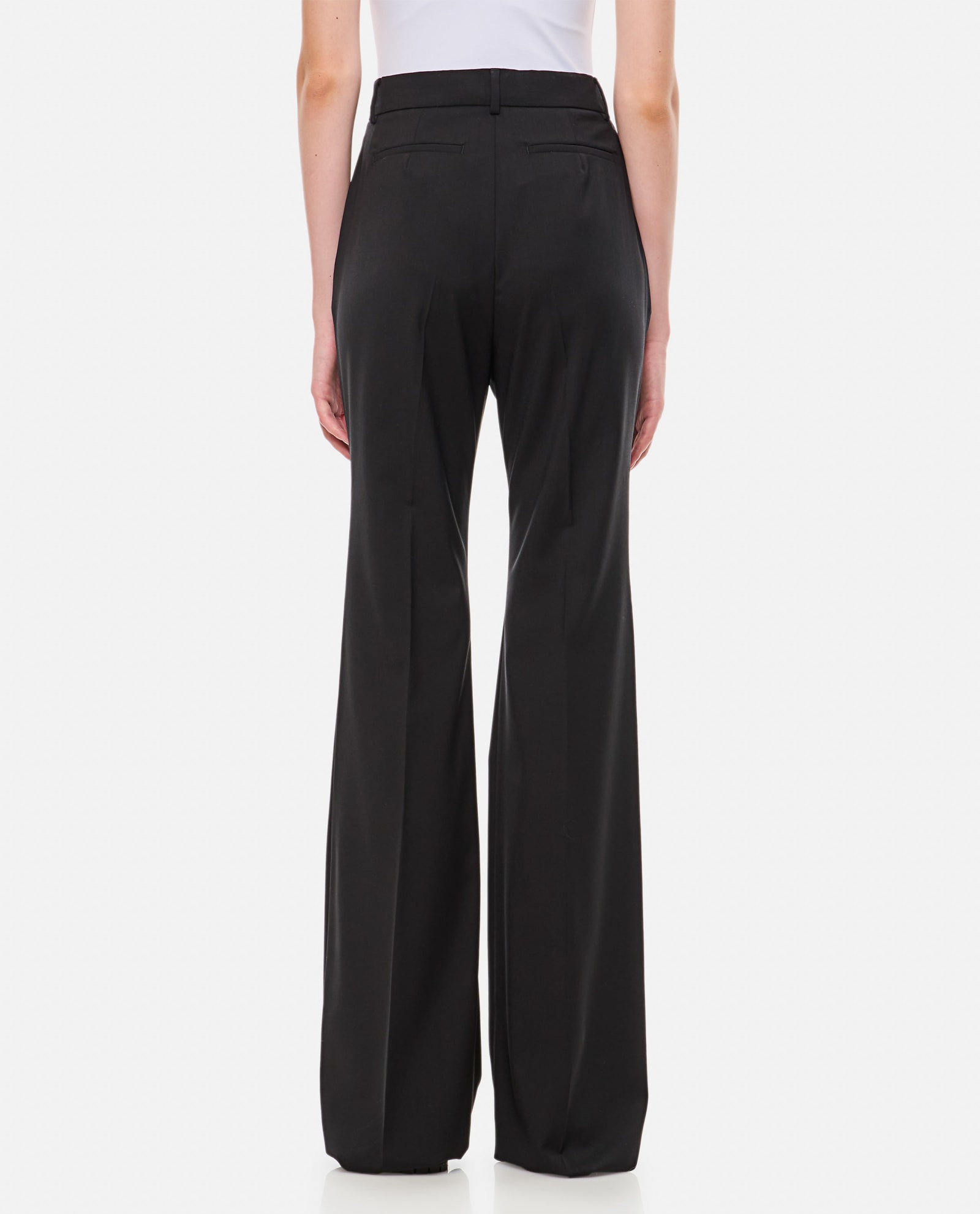 Shop Sportmax Hangar Regular Pants In Black