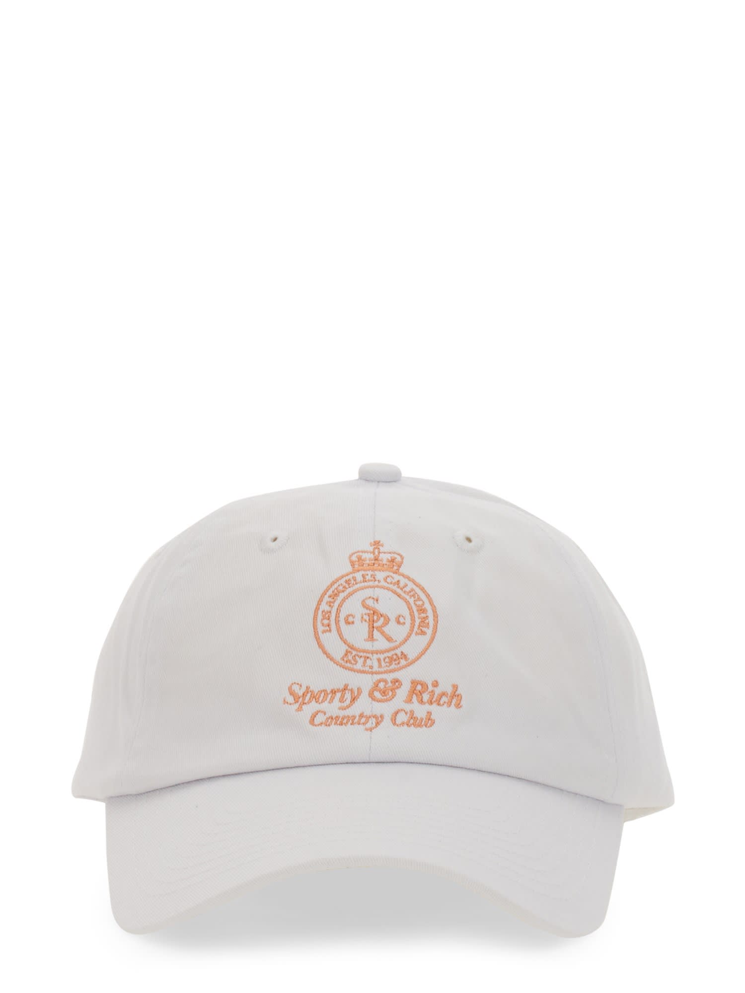 Sporty & Rich Baseball Hat With Logo