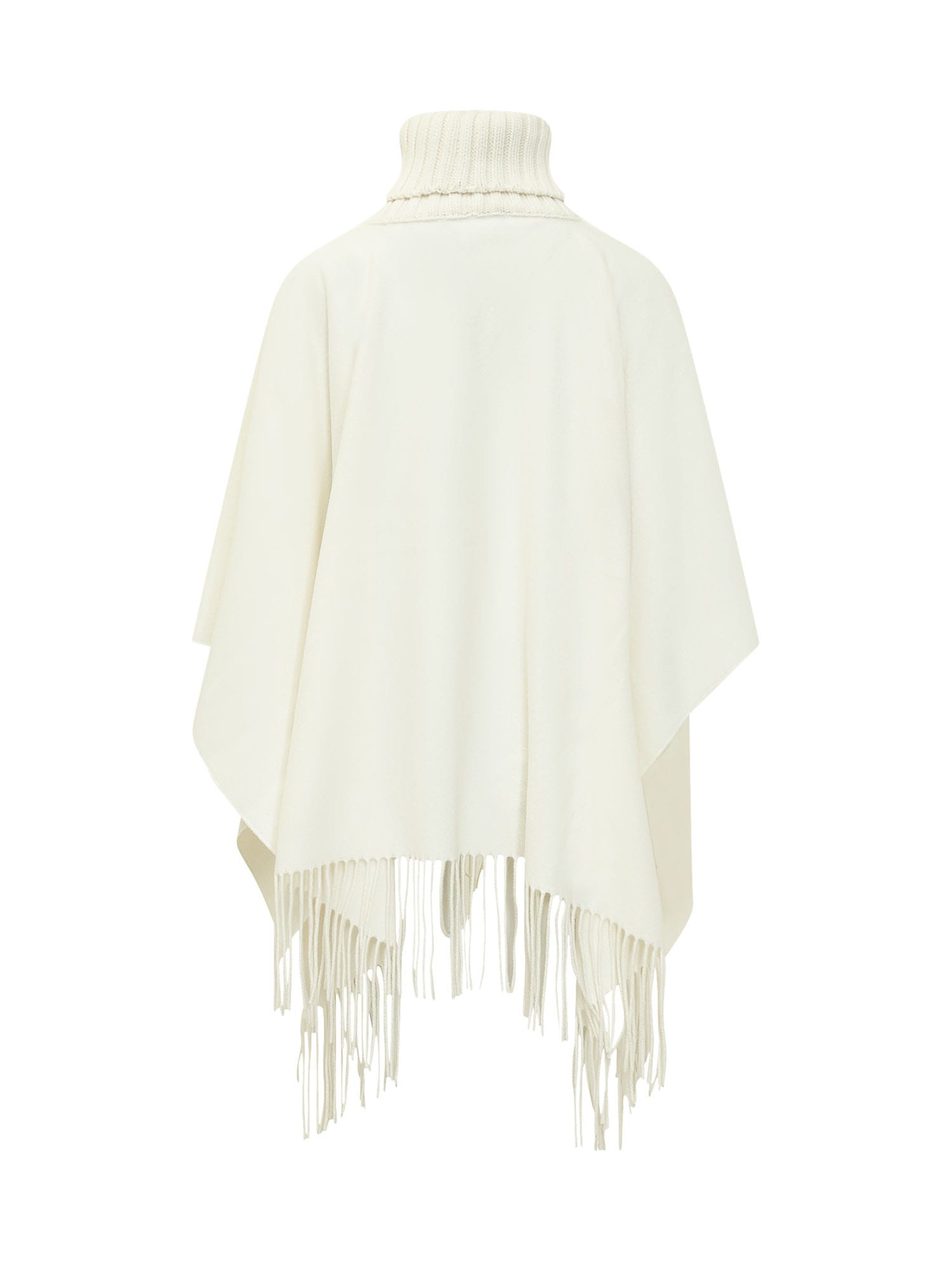 Shop Fabiana Filippi Dolcevita Poncho In Rafia