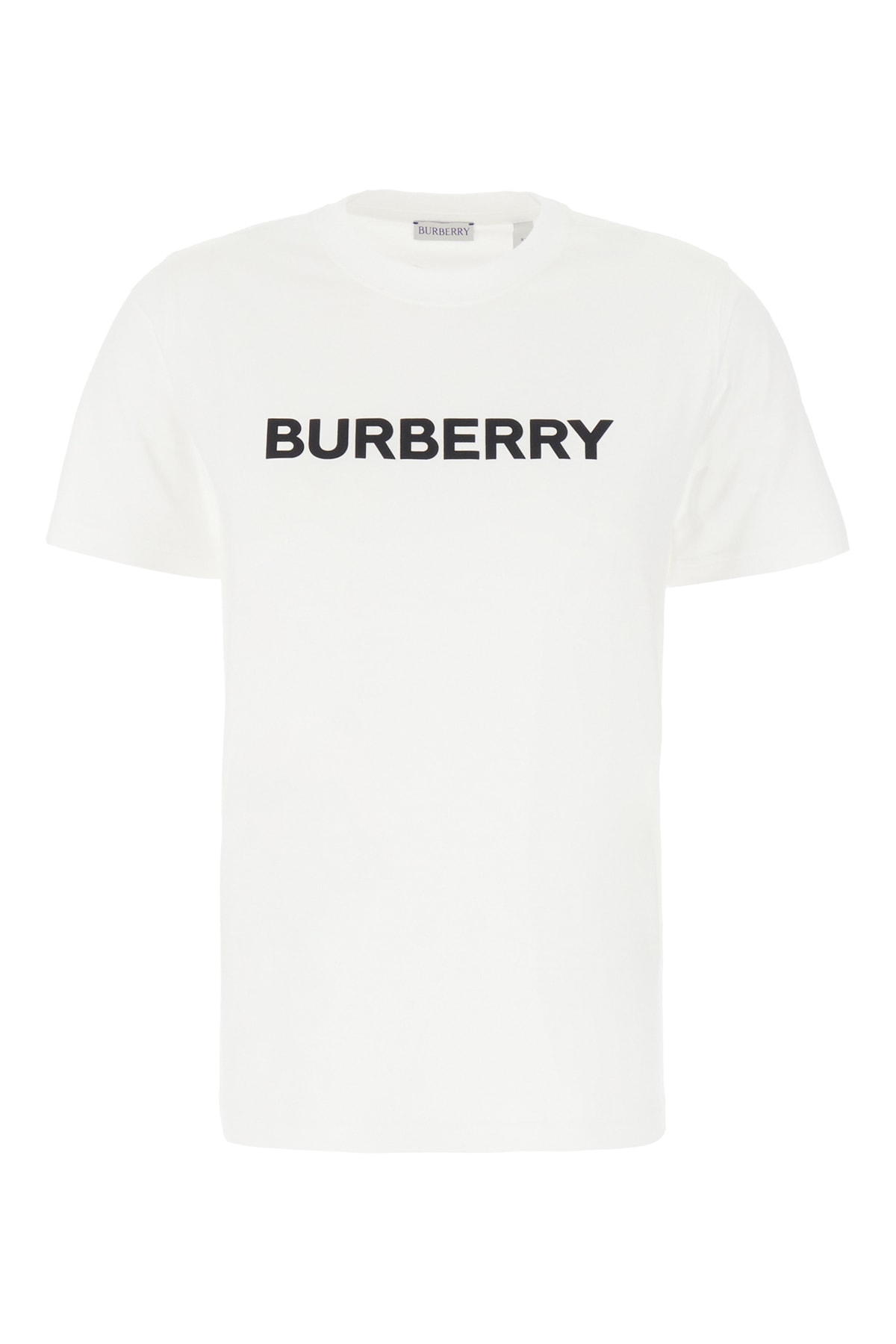 Burberry White Stretch Cotton T-shirt