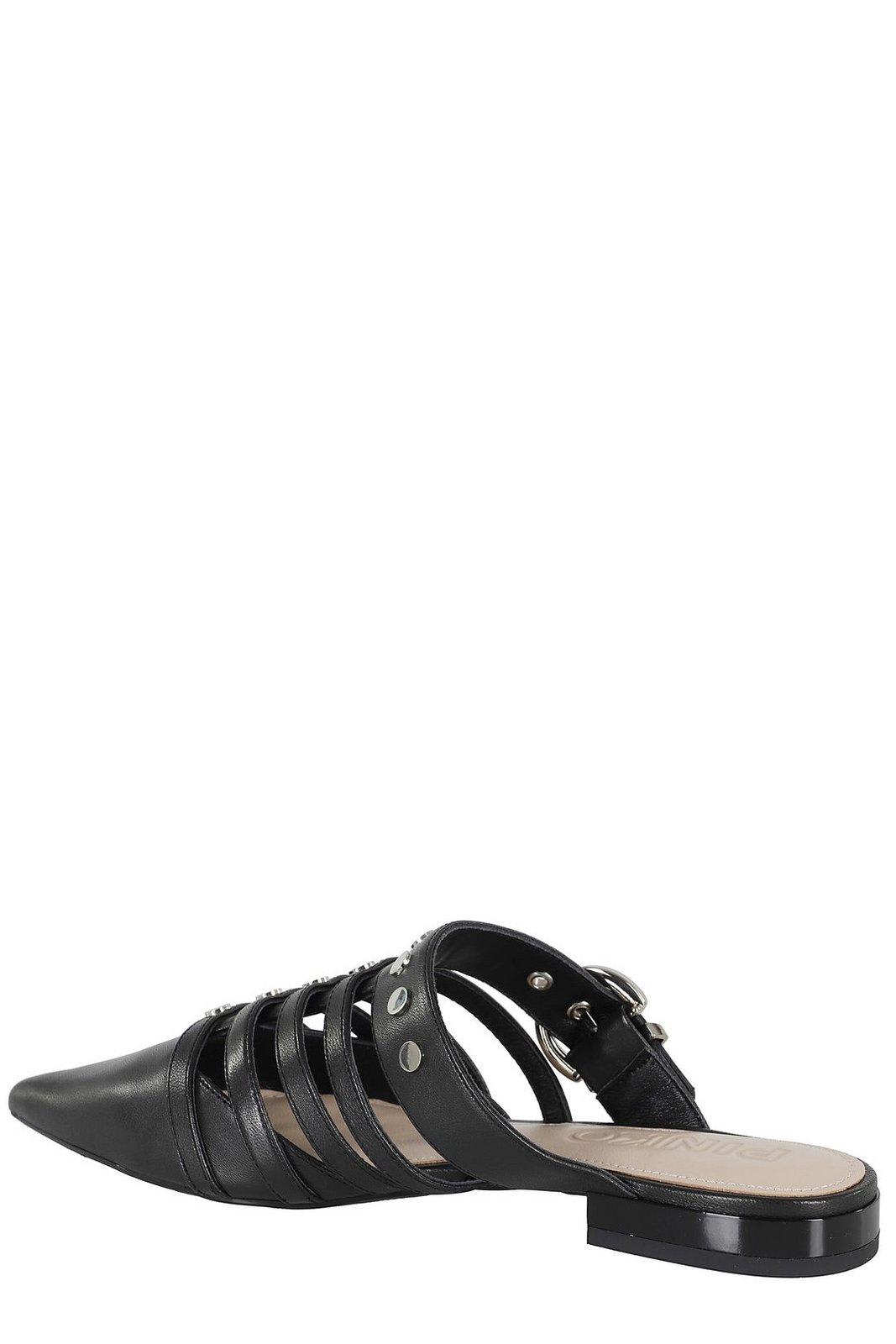 Pinko Comfortable And Stylish Flat S In Black