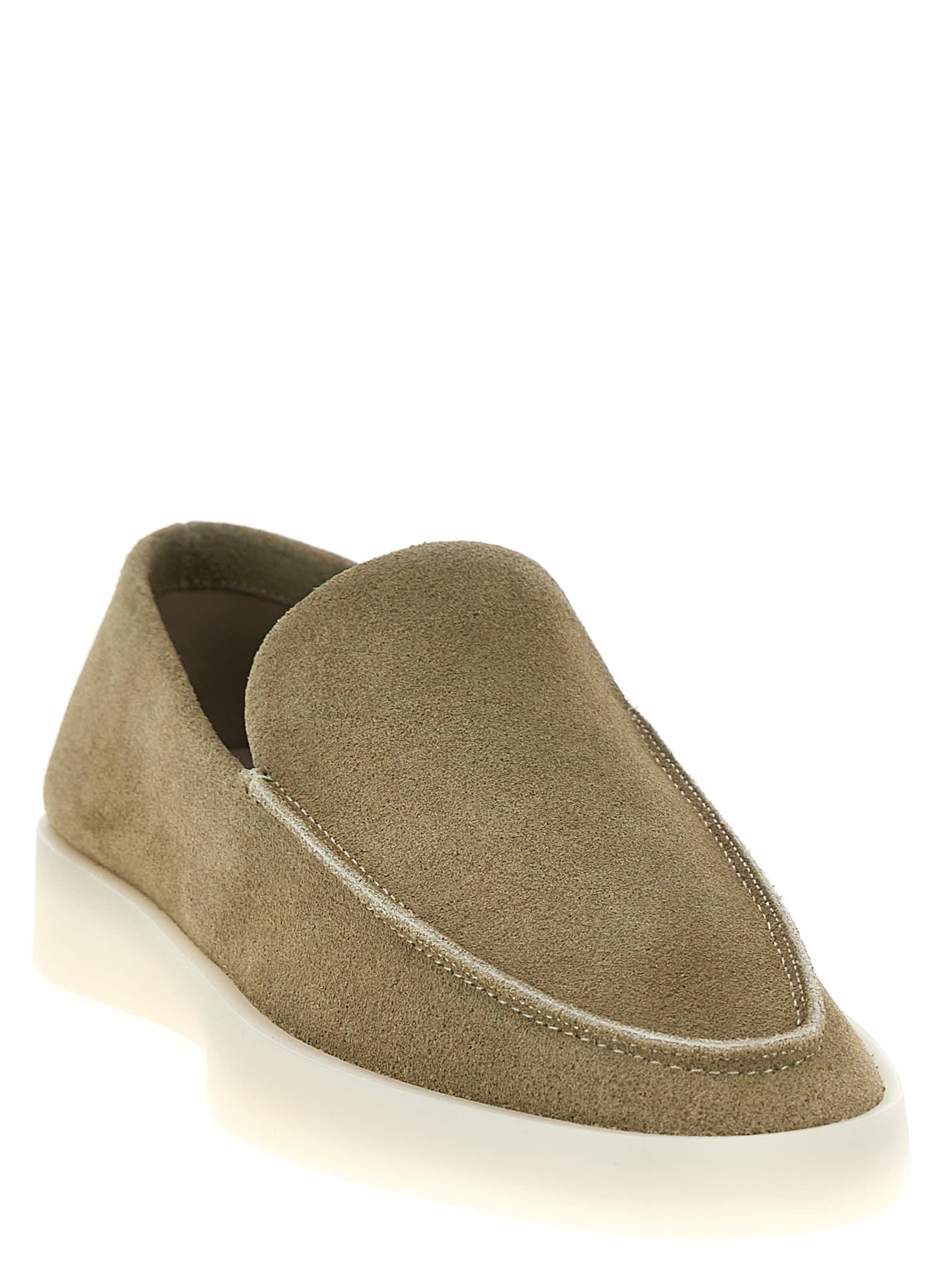 Shop Fear Of God Loafer Loafers In Beige