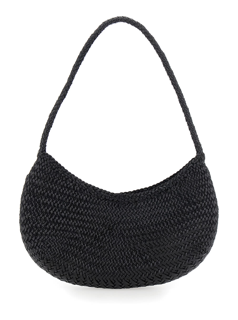 Dragon Diffusion Women Nova Luna 3mm Mini Moon Shape Hobo 27x14x4cm In Black