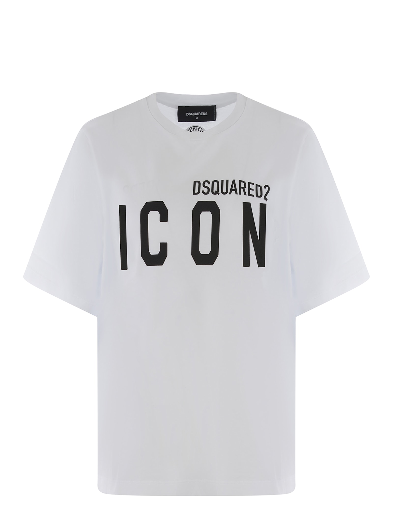 Shop Dsquared2 T-shirt  Icon Made Of Cotton In White