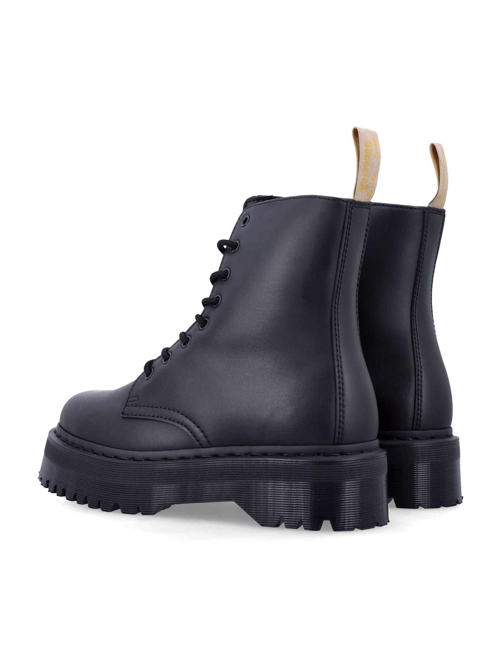 Shop Dr. Martens' Vegan Leather Jadon Ii Boots In Black