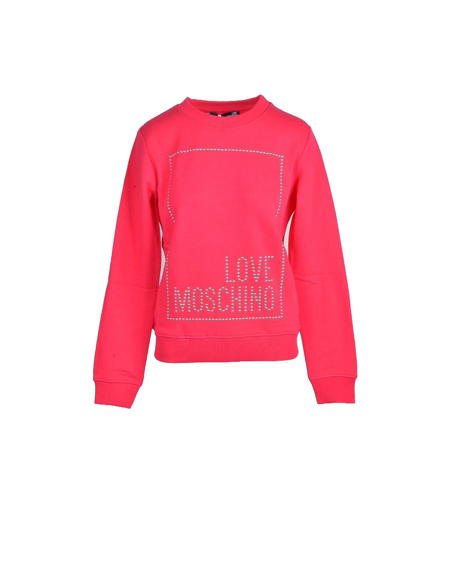 Love Moschino Womens Fuchsia Sweatshirt