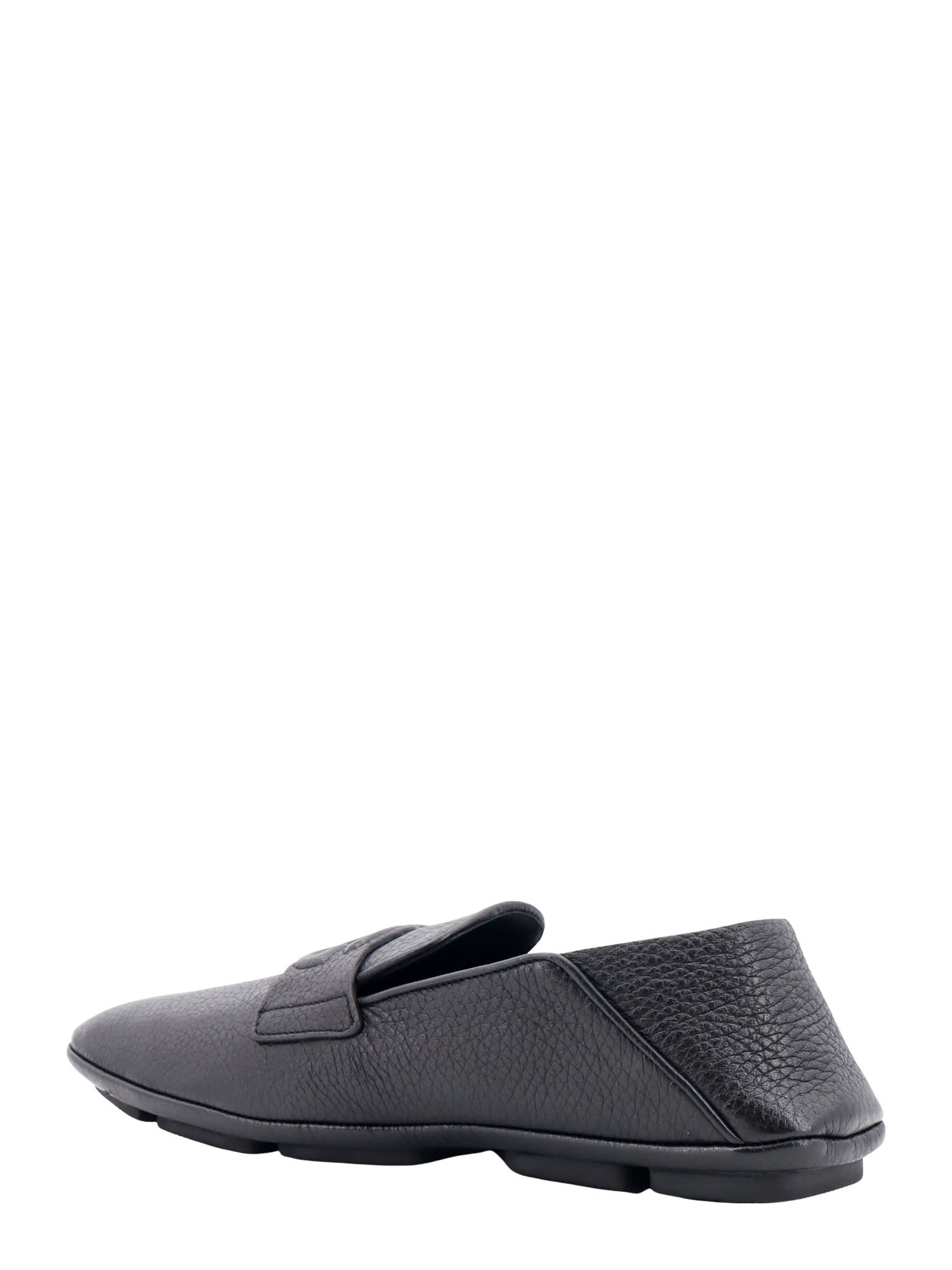Shop Dolce & Gabbana Driver Loafer In Black