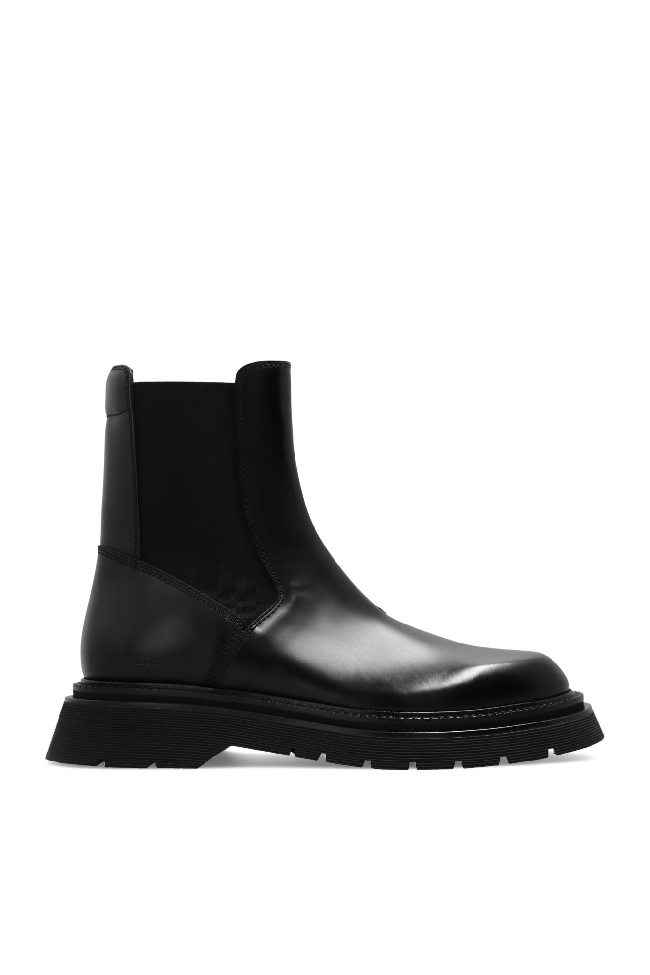 Dsquared2 Leather Chelsea Boots