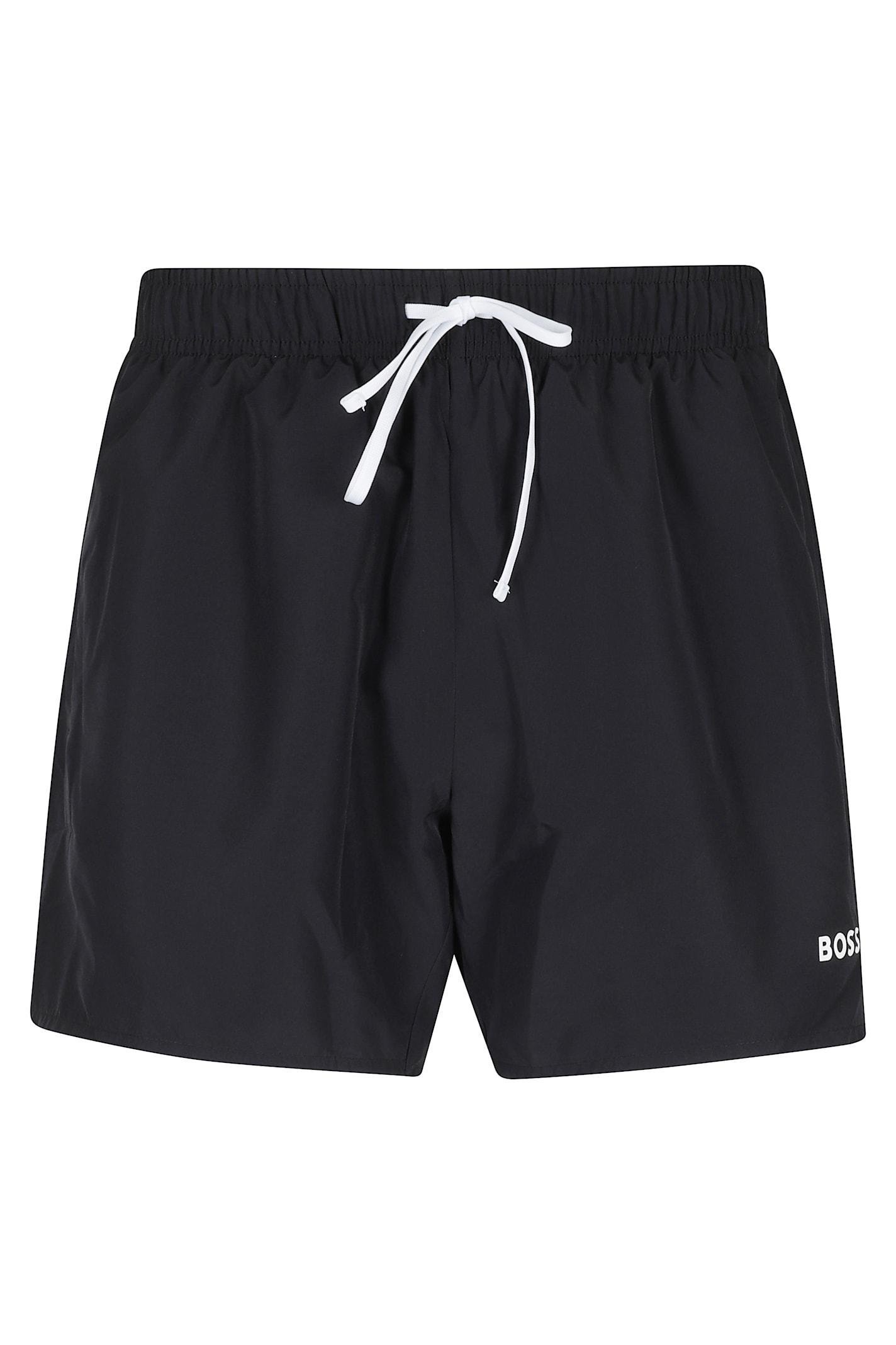 Hugo Boss Boss Swim Shorts And Terry Beach Towel Set In Black