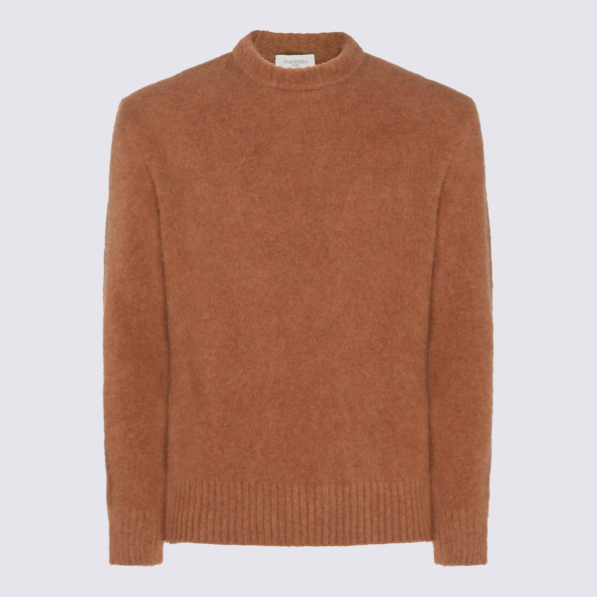 Shop Piacenza Cashmere Camel Wool Knitwear In Brown