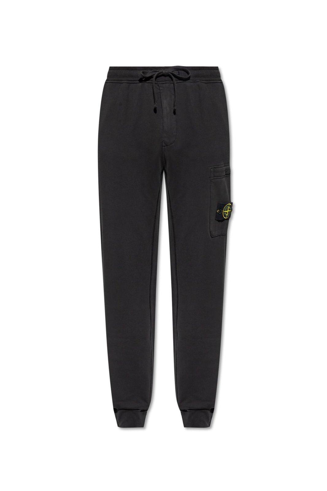 Logo Patch Tapered Leg Sweatpants