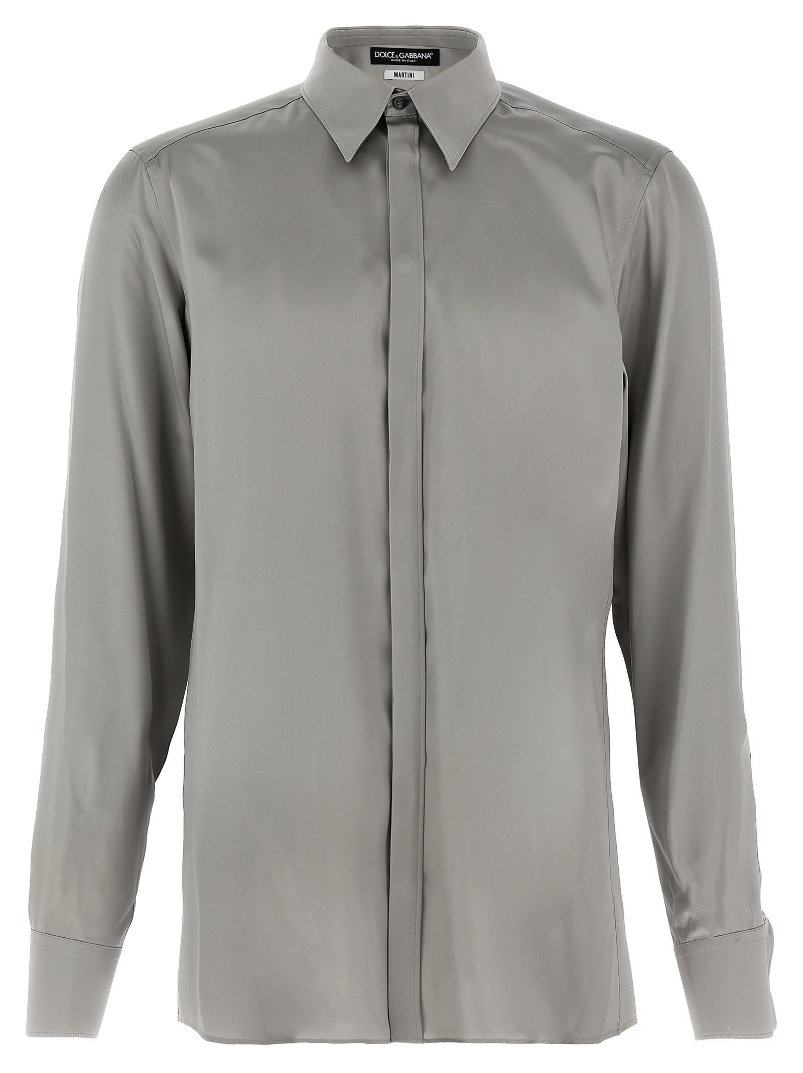 Dolce & Gabbana Martini Shirt And Blouse In Gray
