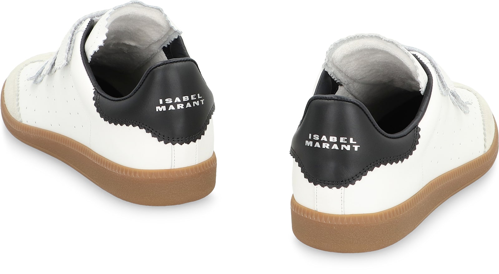 Isabel Marant Beth Leather Low-top Sneakers In White