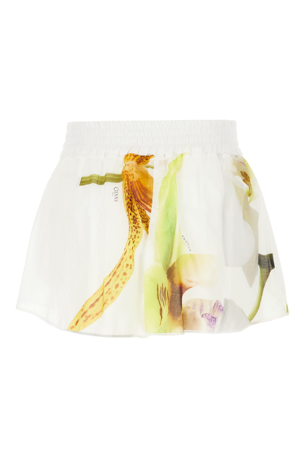 GENNY PRINTED COTTON SHORTS 