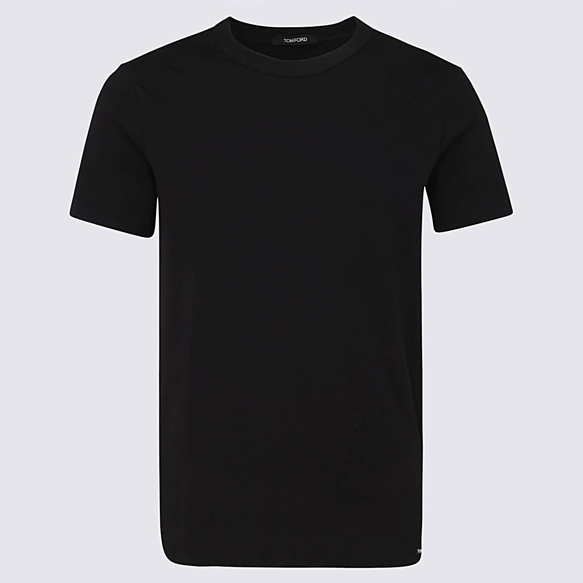 Shop Tom Ford Black Cotton T-shirt
