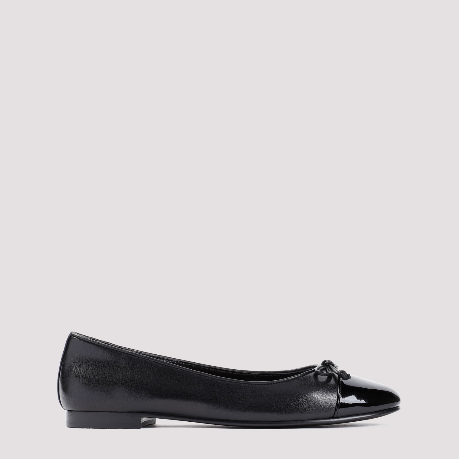 Shop Tory Burch Bow Ballet In Perfect Black