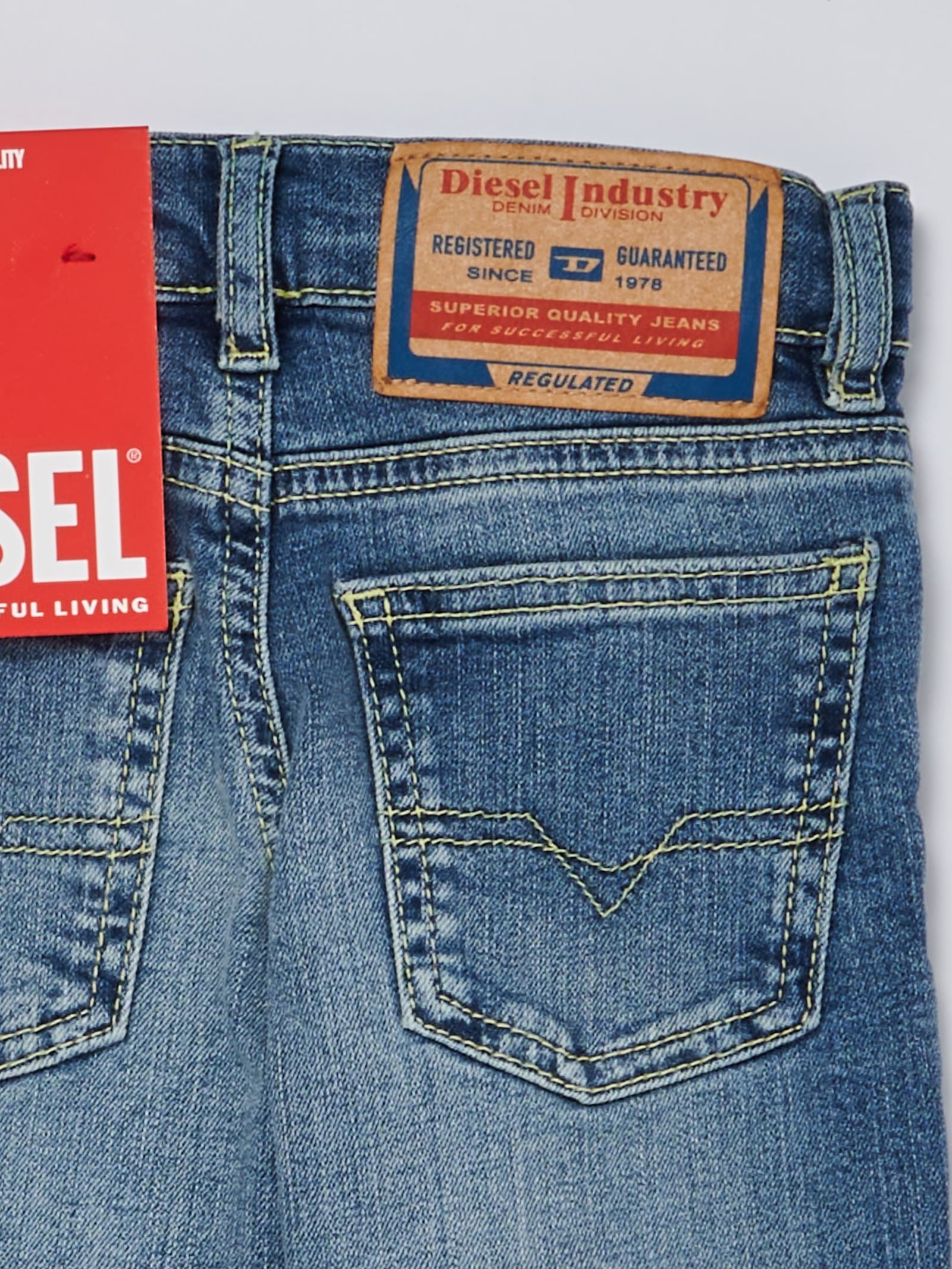 Shop Diesel Denim Jeans Jeans In Denim Medio