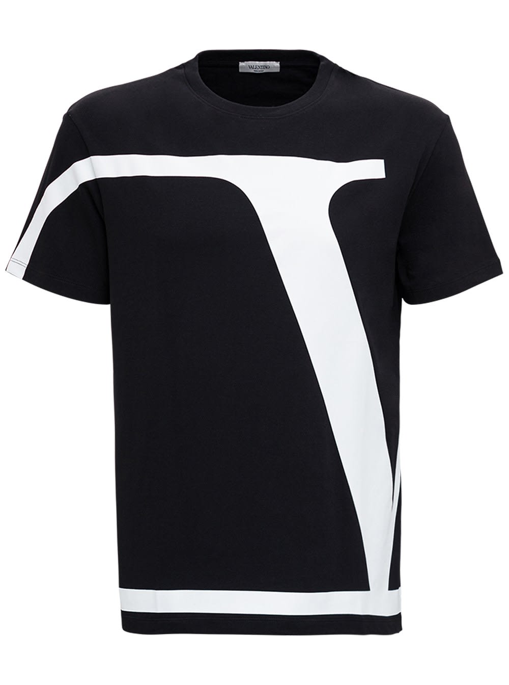 Valentino Cotton T-shirt With Logo Print