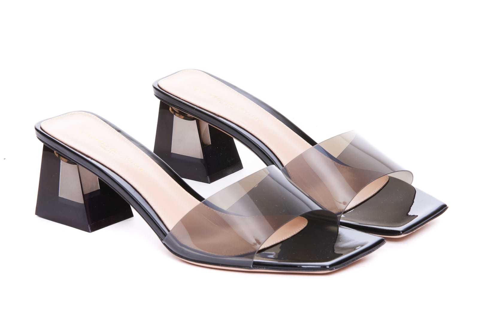 Gianvito Rossi Cosmic 55 Mule Sandals In Grey