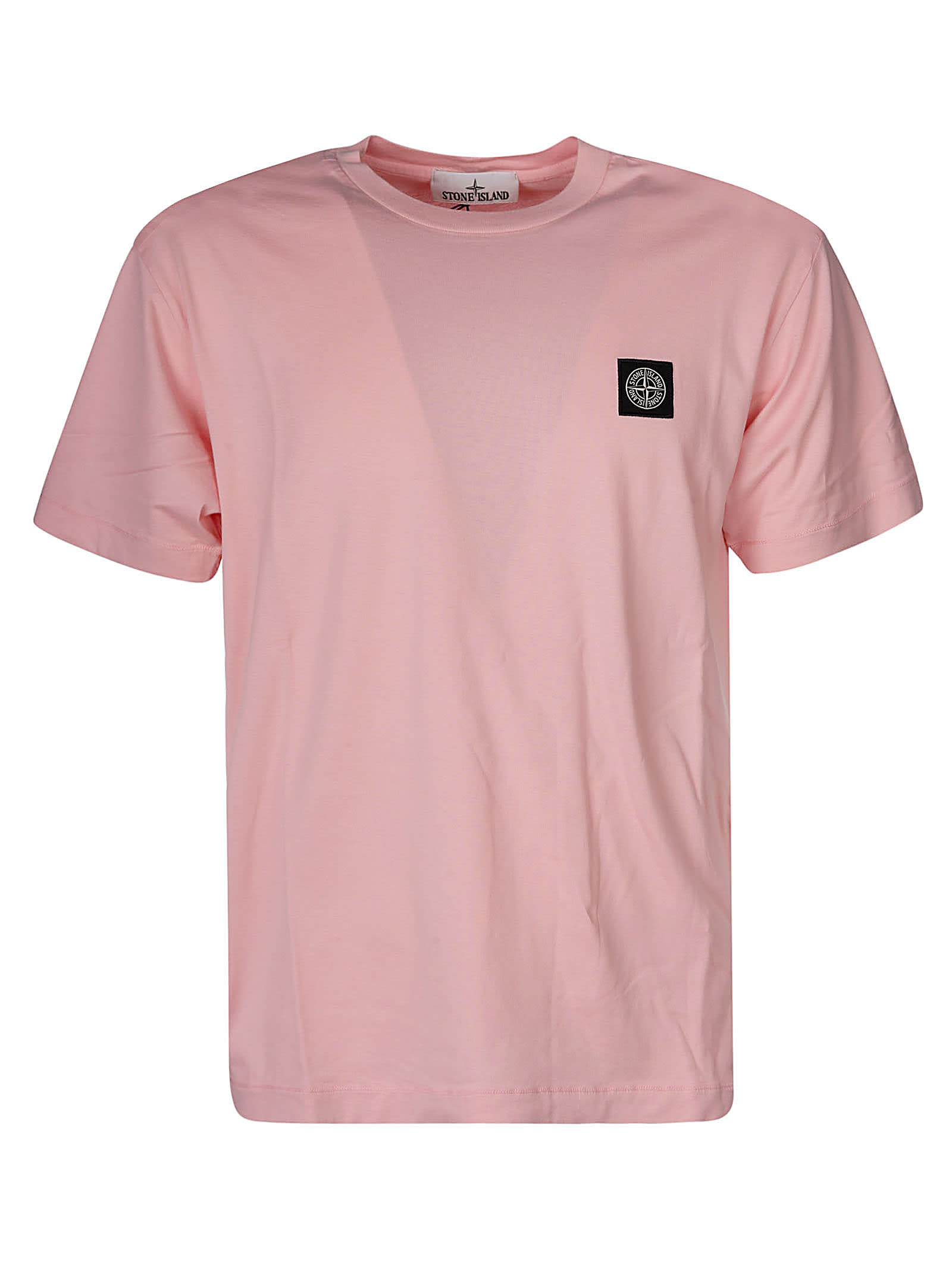 Stone Island T-shirt In Cotton Jersey In Rosa | ModeSens