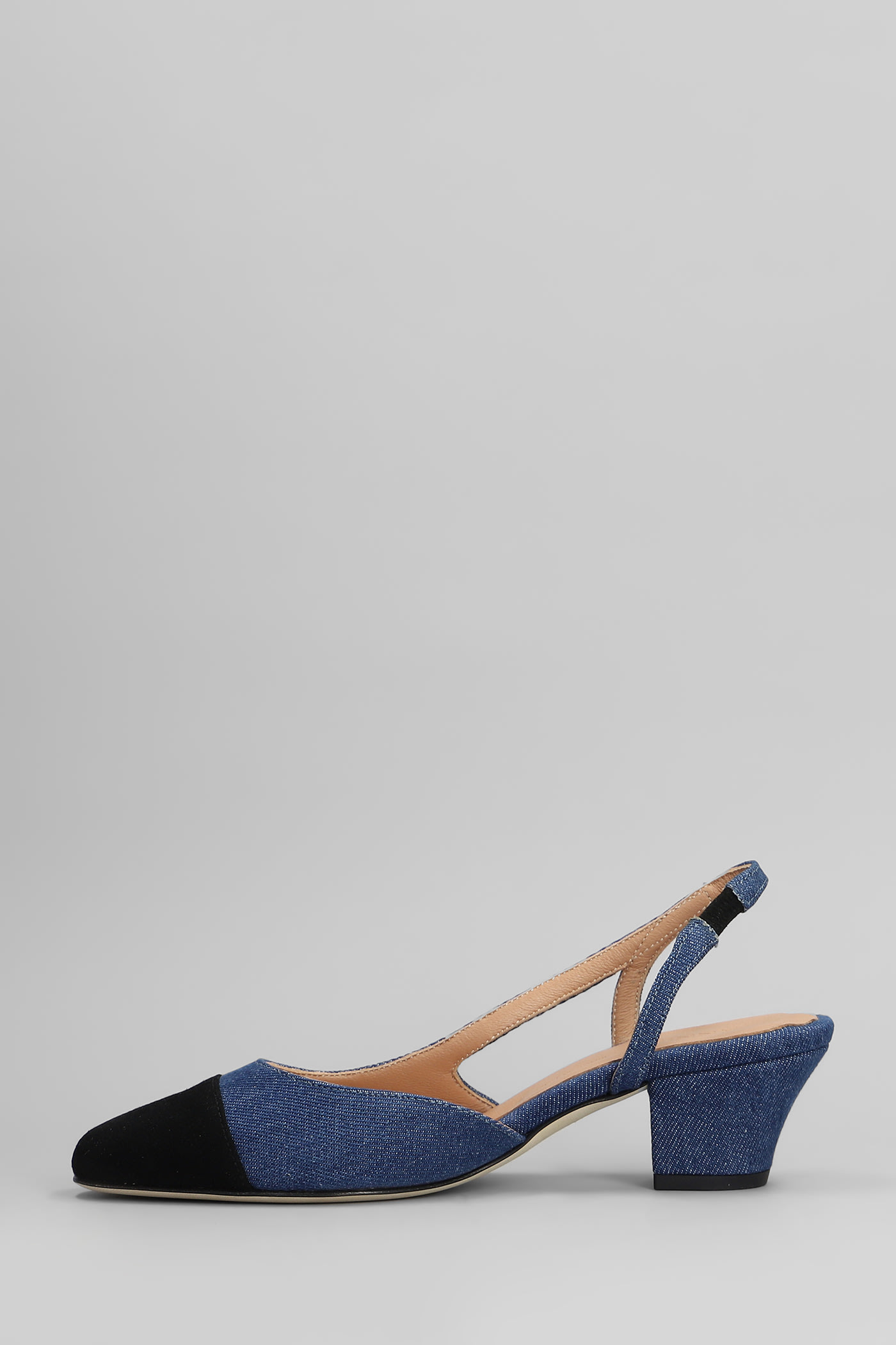 Anniel Pumps In Blue Denim In Blue