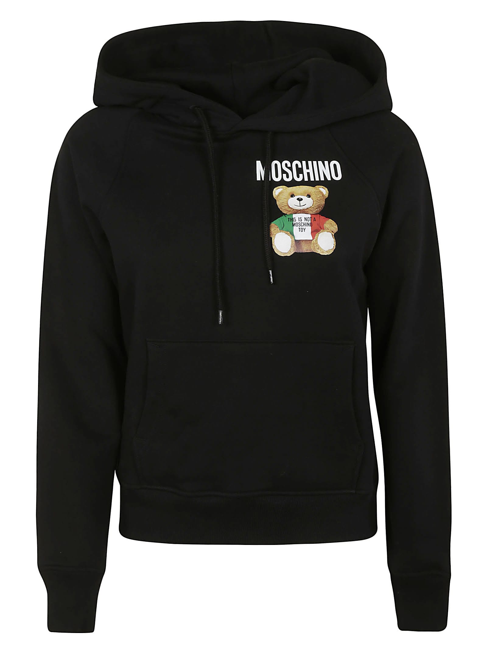 Moschino Bear Logo Printed Hoodie