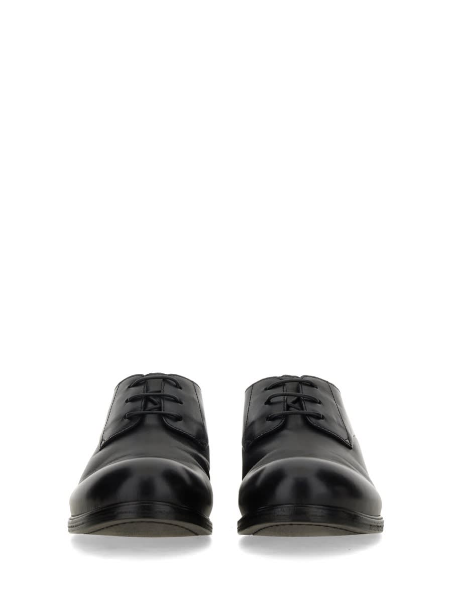 Marsèll Capozucca Leather Lace Up Derby Shoes In Black