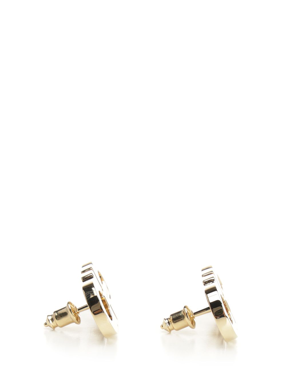 Ferragamo Gold-tone Finish Statement Earrings In Gold
