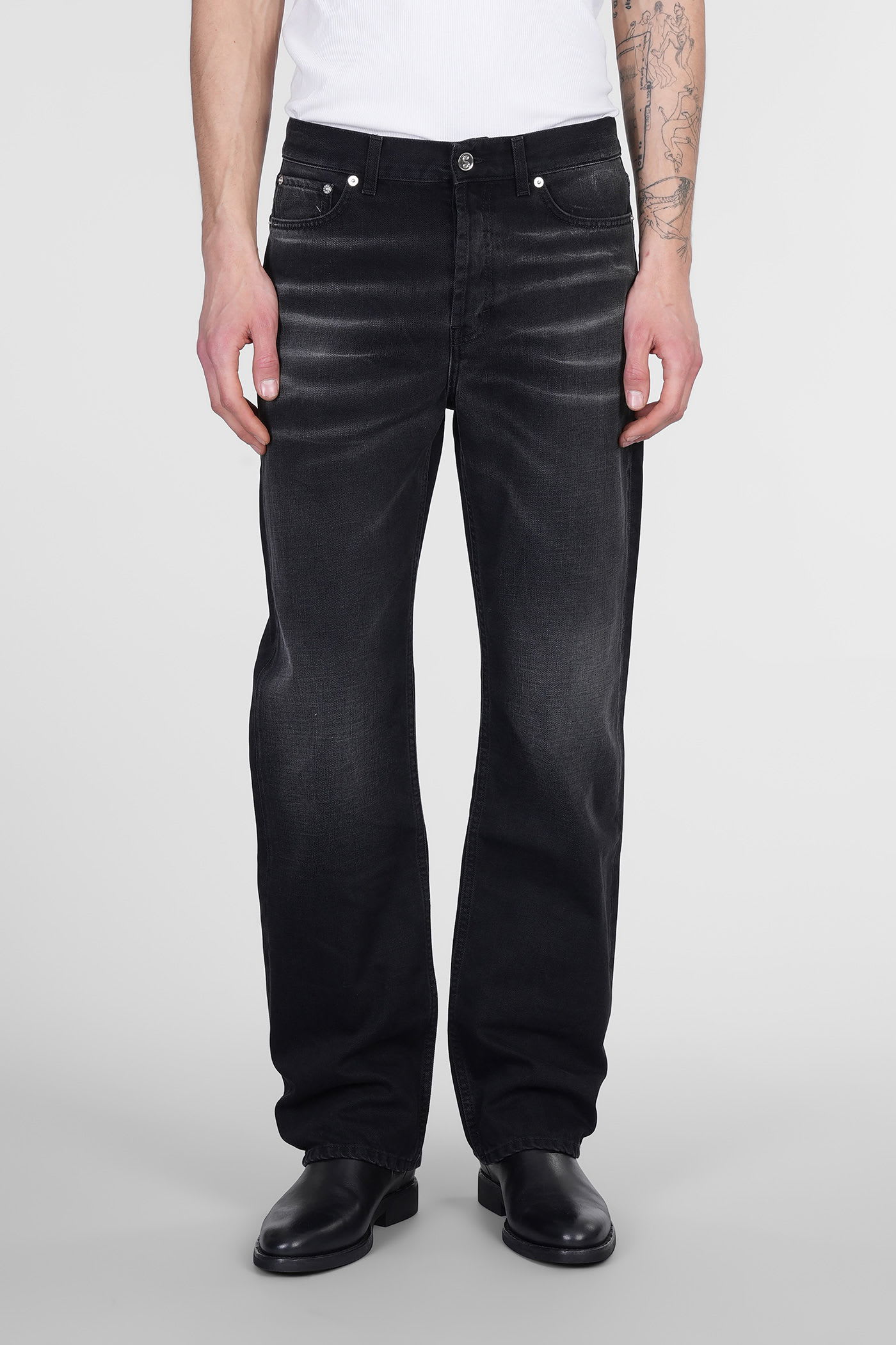 Jeans In Black Cotton