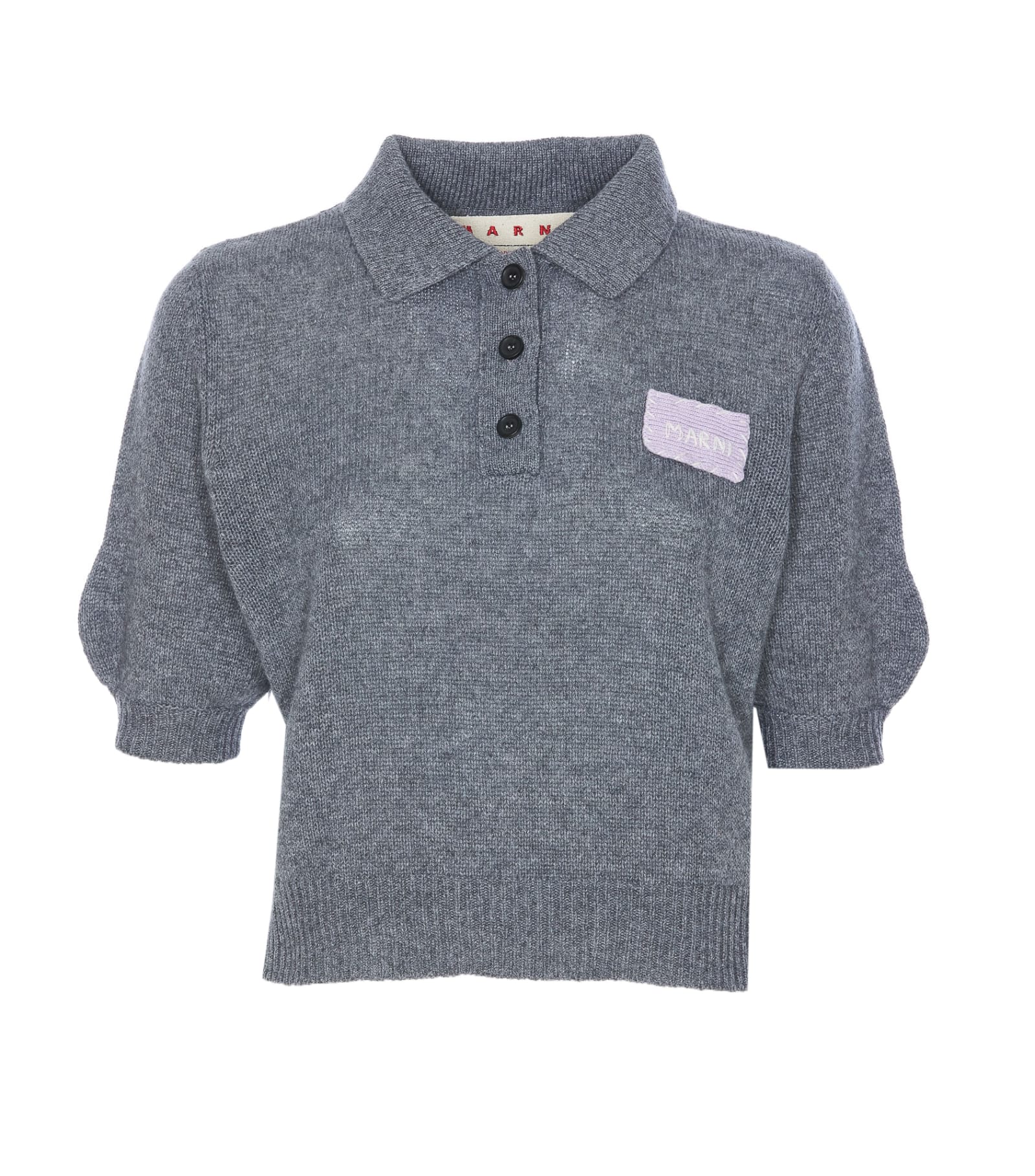 Marni Polo With  Applications In Grey