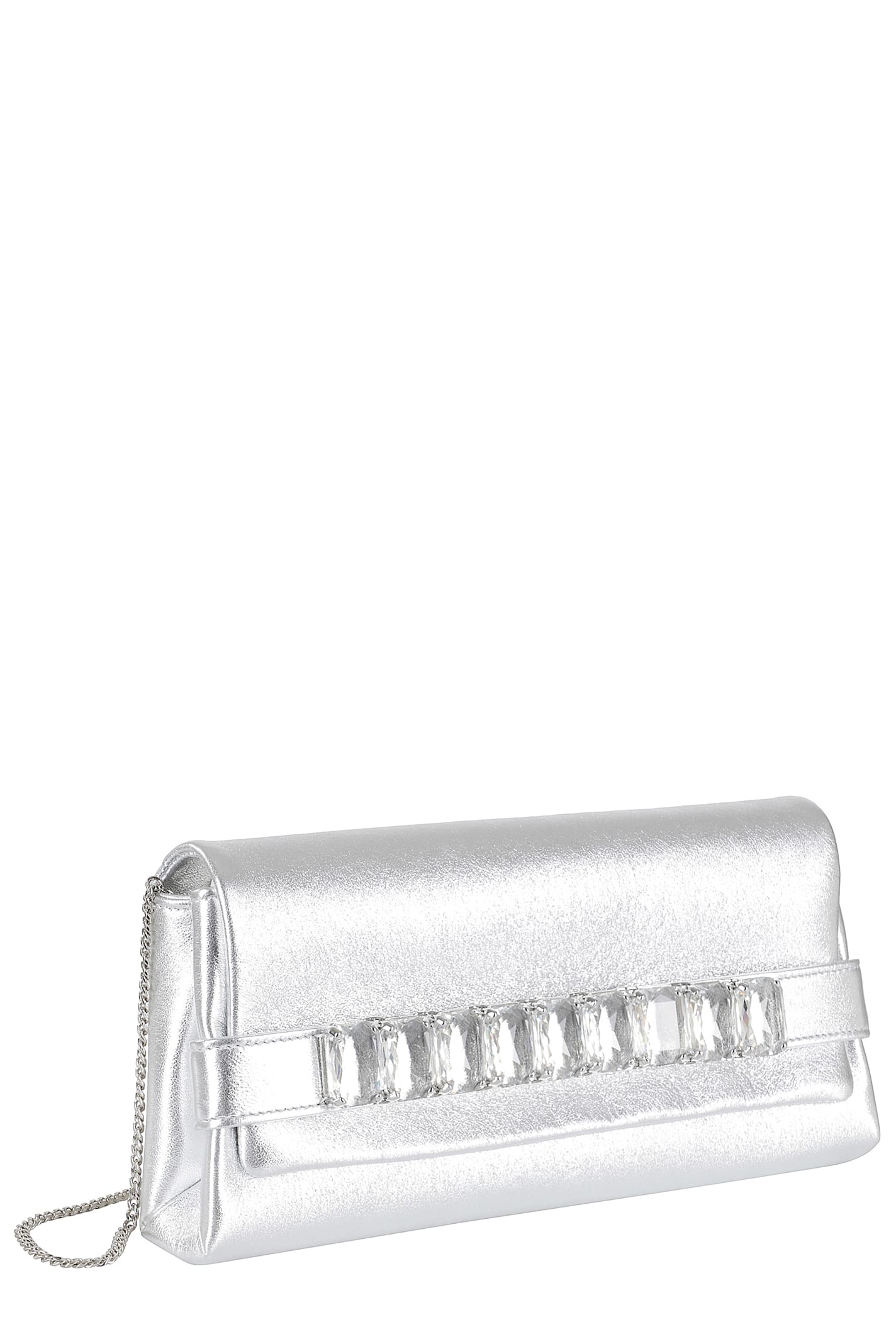 Jimmy Choo Metallic Nappa Crystal Brac