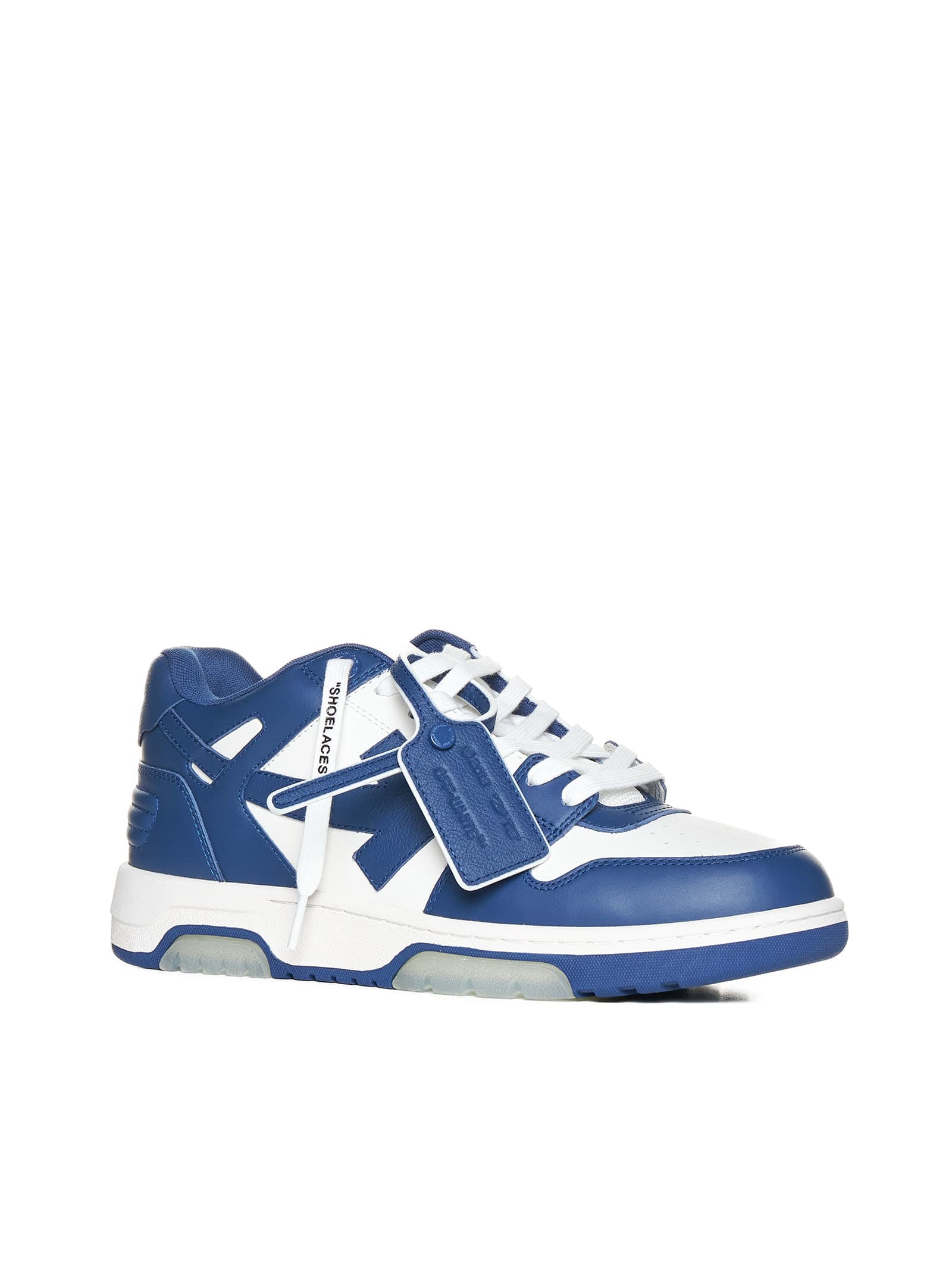 Shop Off-white Sneakers In White Royal B