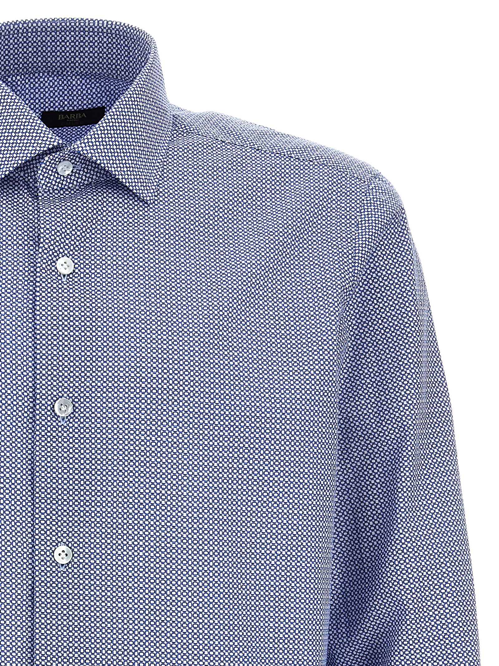 Barba Napoli Barba 'culto' Shirt In Light Blue