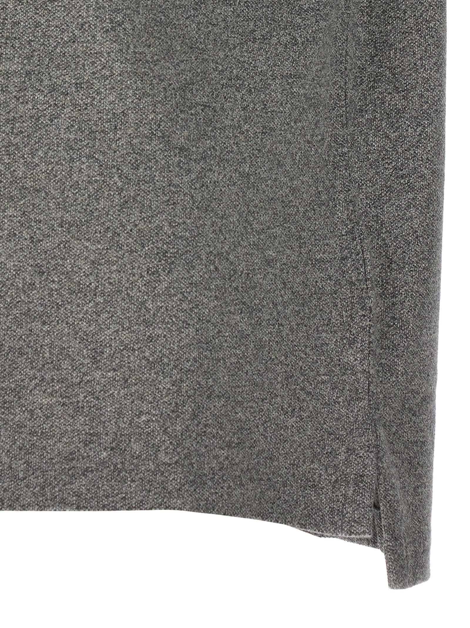 Polo Ralph Lauren Custom Slim Fit Mesh Polo In Grey