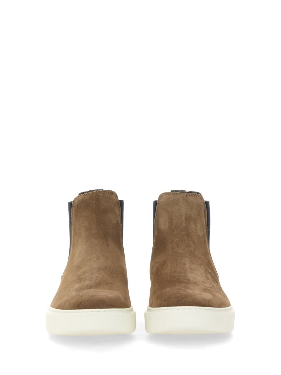 Woolrich Leather Boot In Brown
