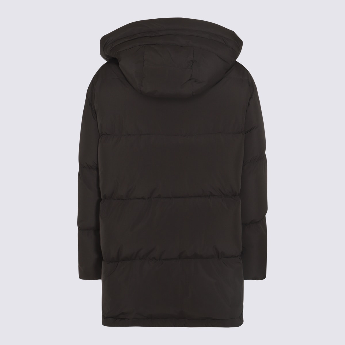 Moorer Black Down Jacket In Black